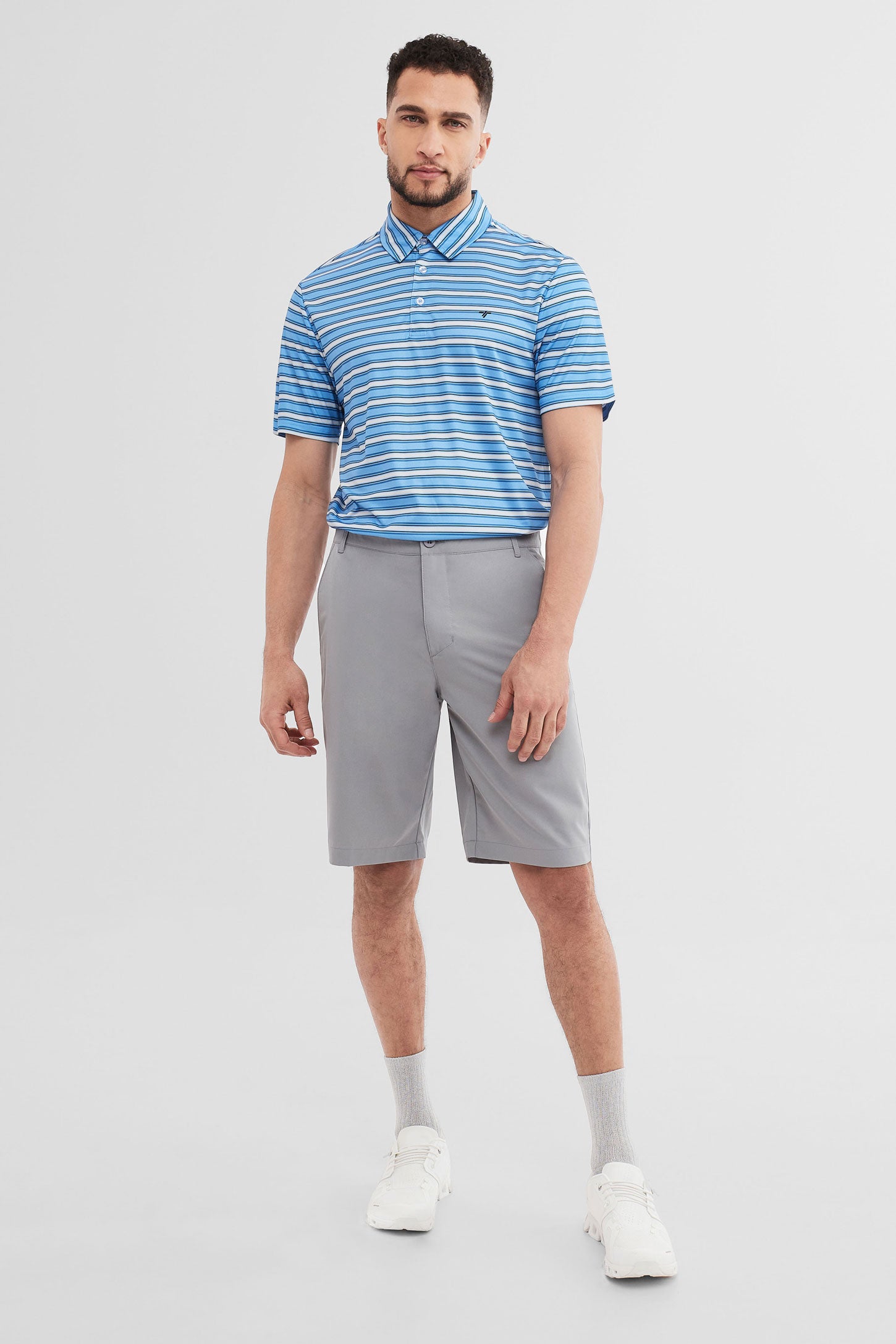 Short golf - Homme && GRIS ACIER