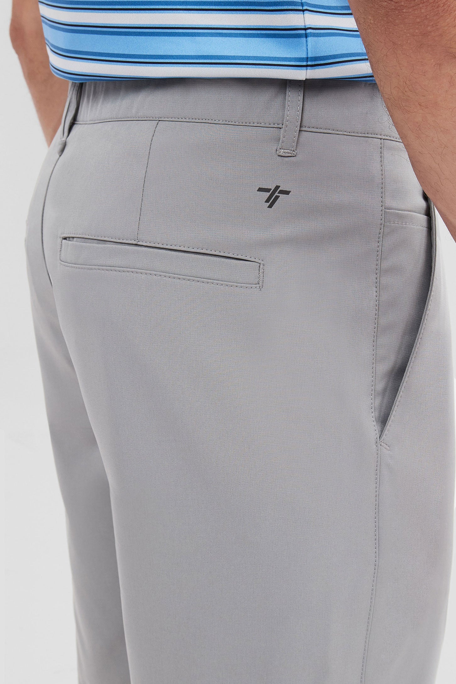 Short golf - Homme && GRIS ACIER