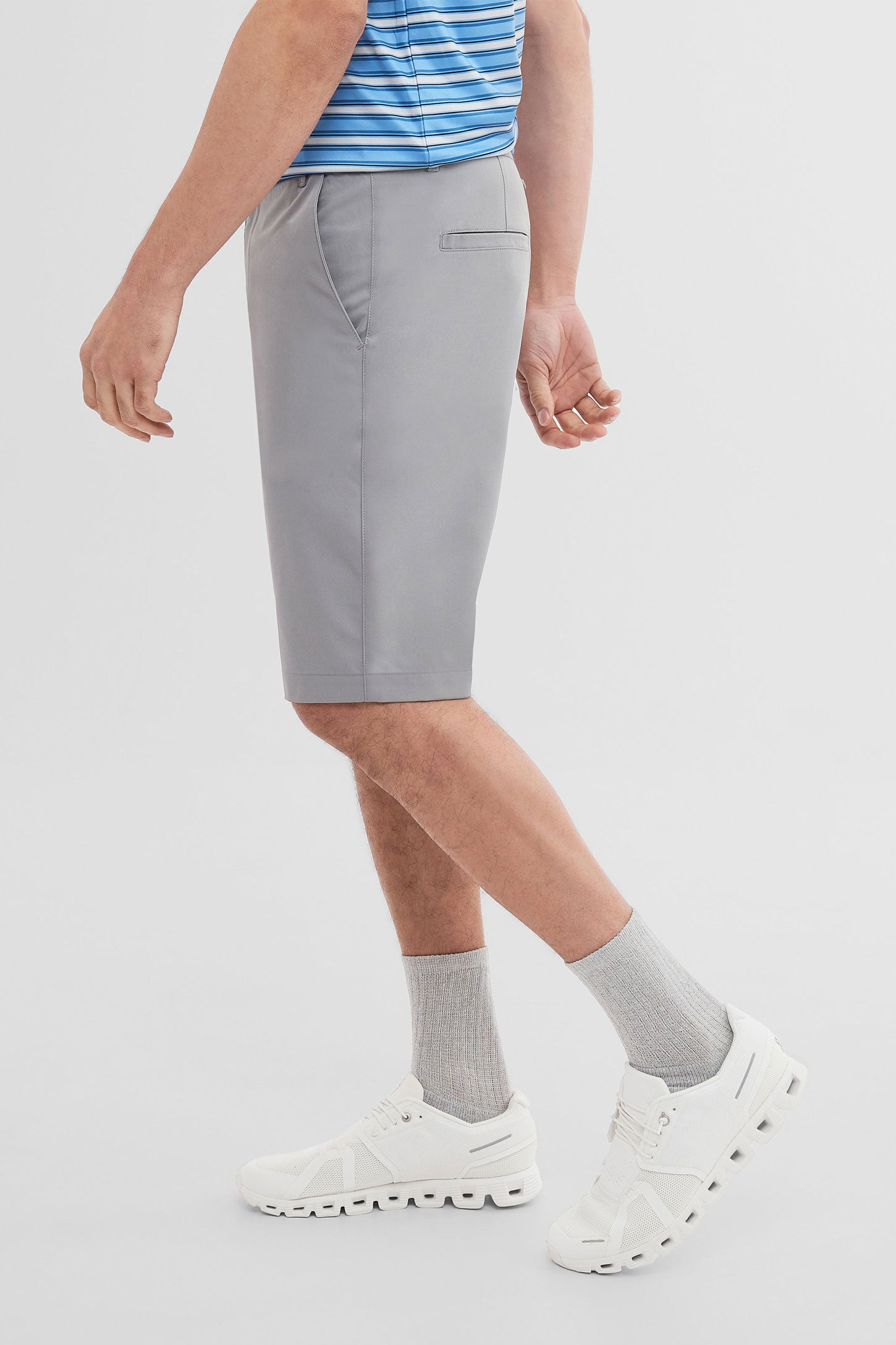 Short golf - Homme && GRIS ACIER