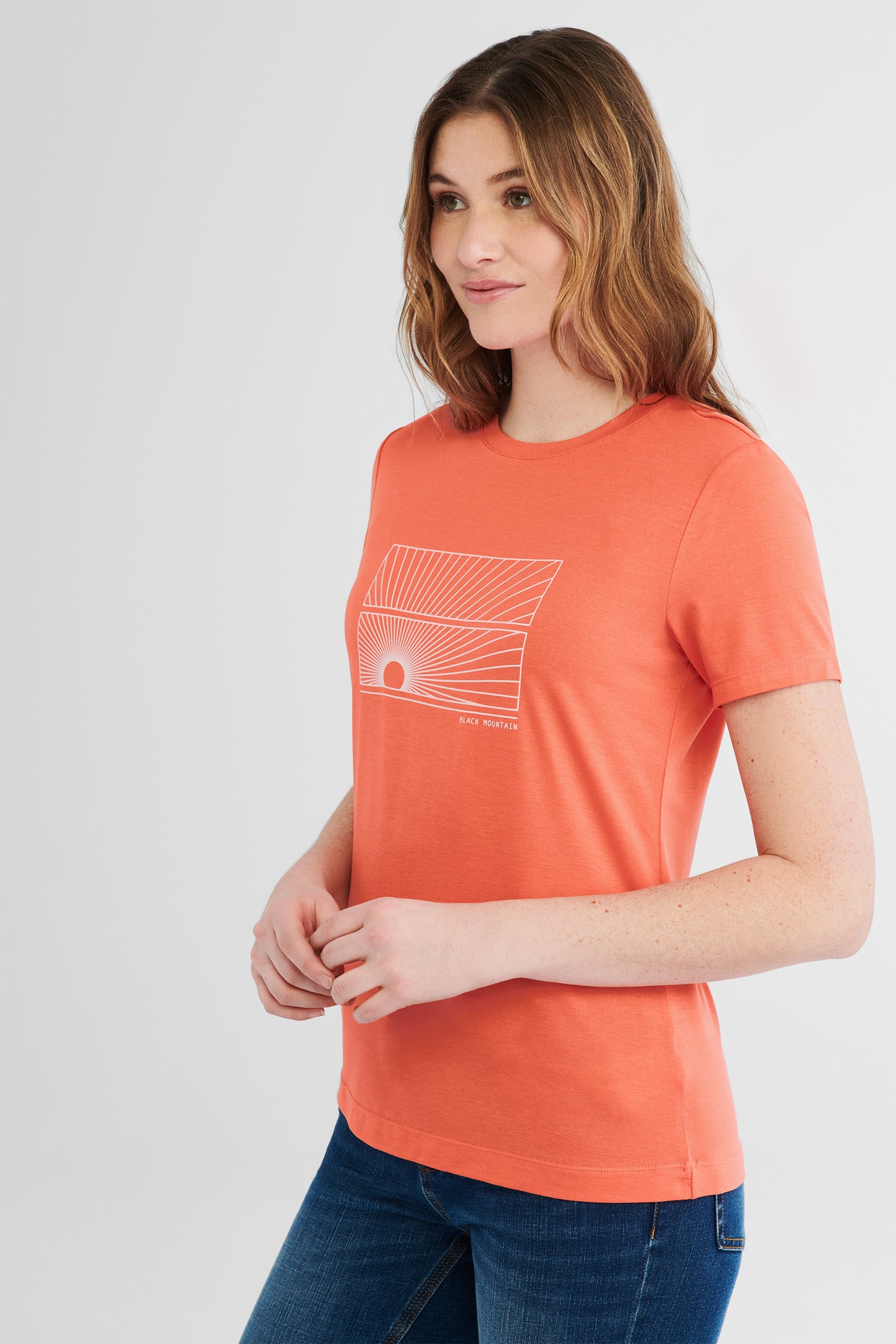 T-shirt imprimé BM, 2/50$ - Femme && CORAIL