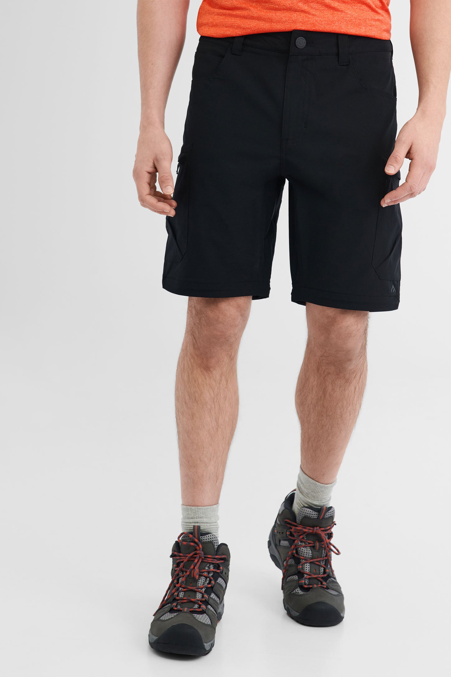 Pantalon convertible en short BM - Homme && NOIR