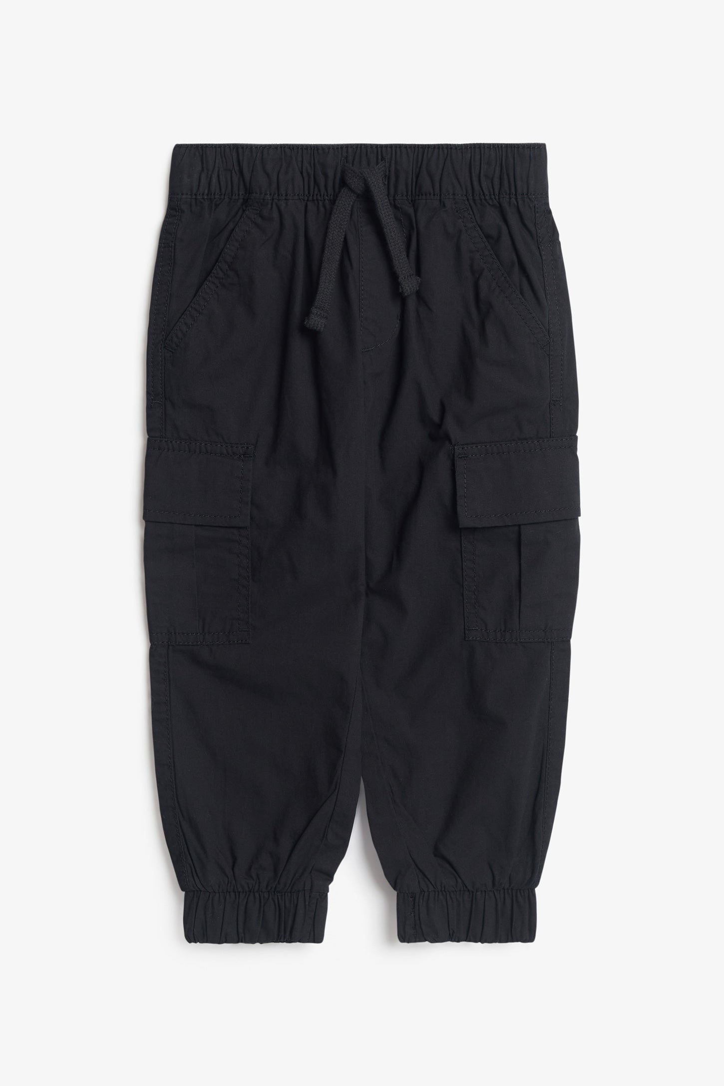 Pantalon jogger cargo en popeline - Bébé garçon && NOIR