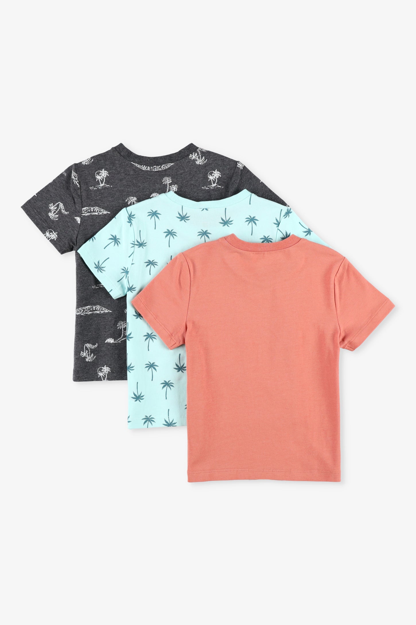 Prix pop, Lot de 3 t-shirts en coton - Bébé garçon && ORANGE