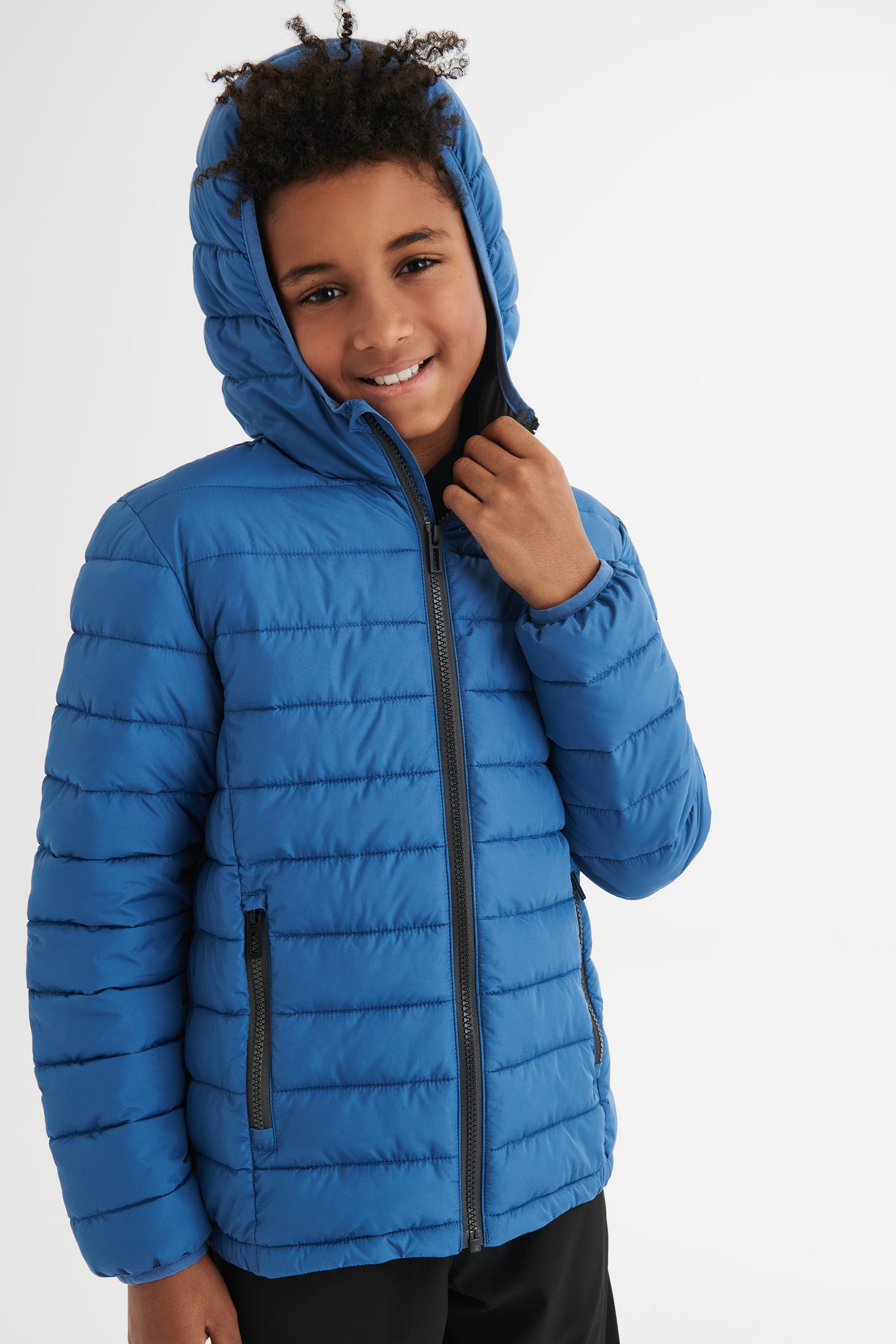 Manteau matelassé compressible - Ado garçon && BLEU