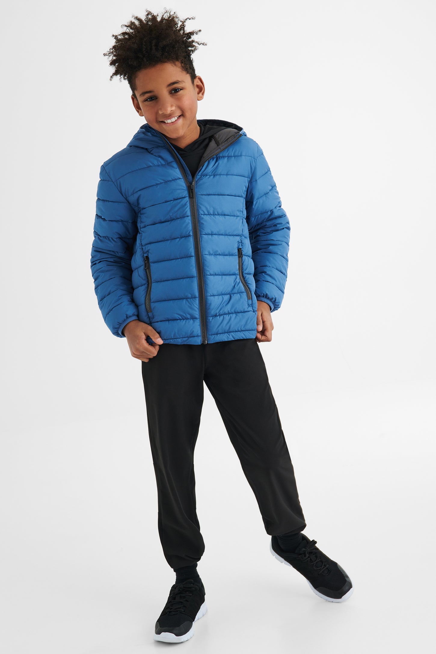 Manteau matelassé compressible - Ado garçon && BLEU