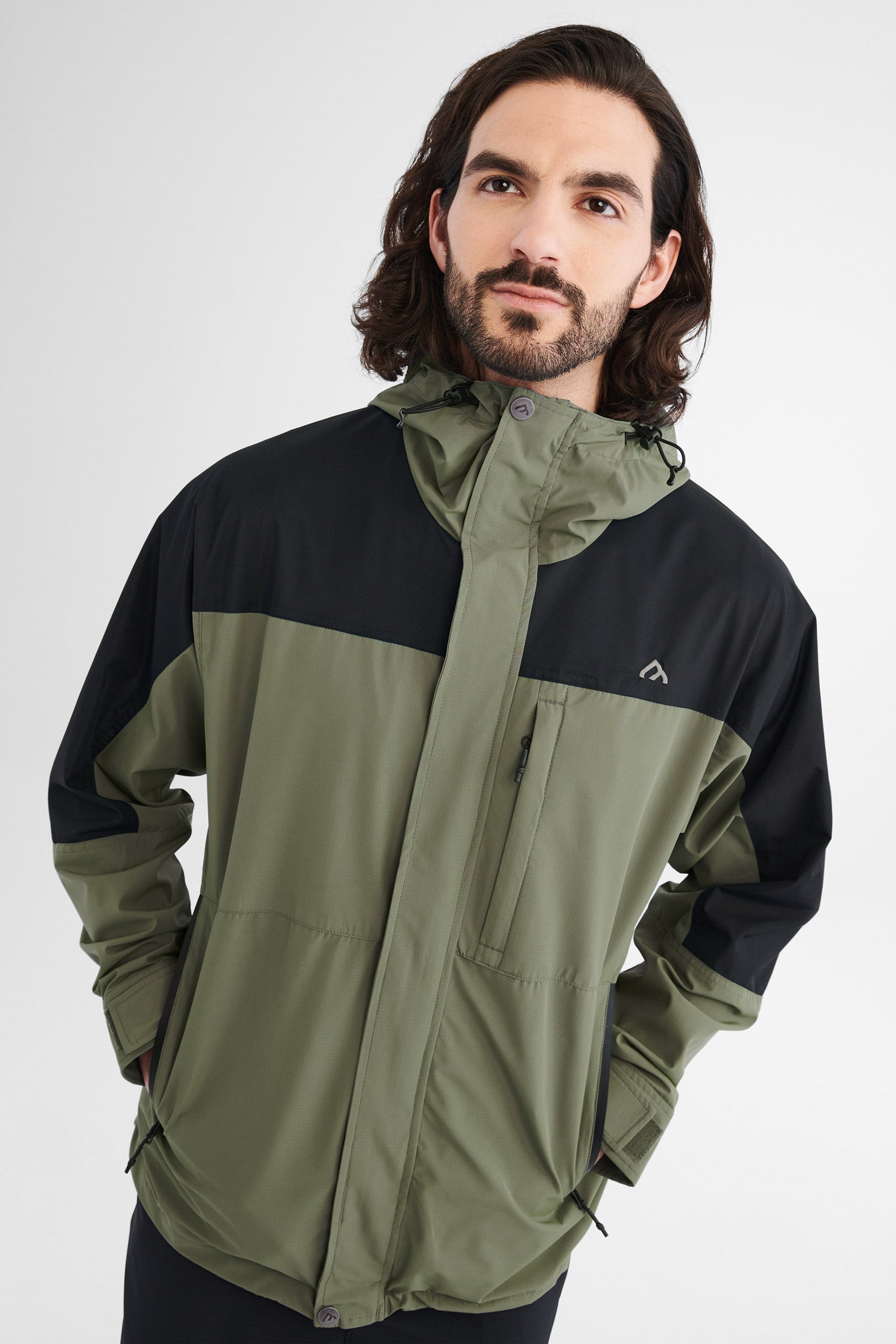 Manteau imperméable BM - Homme && VERT