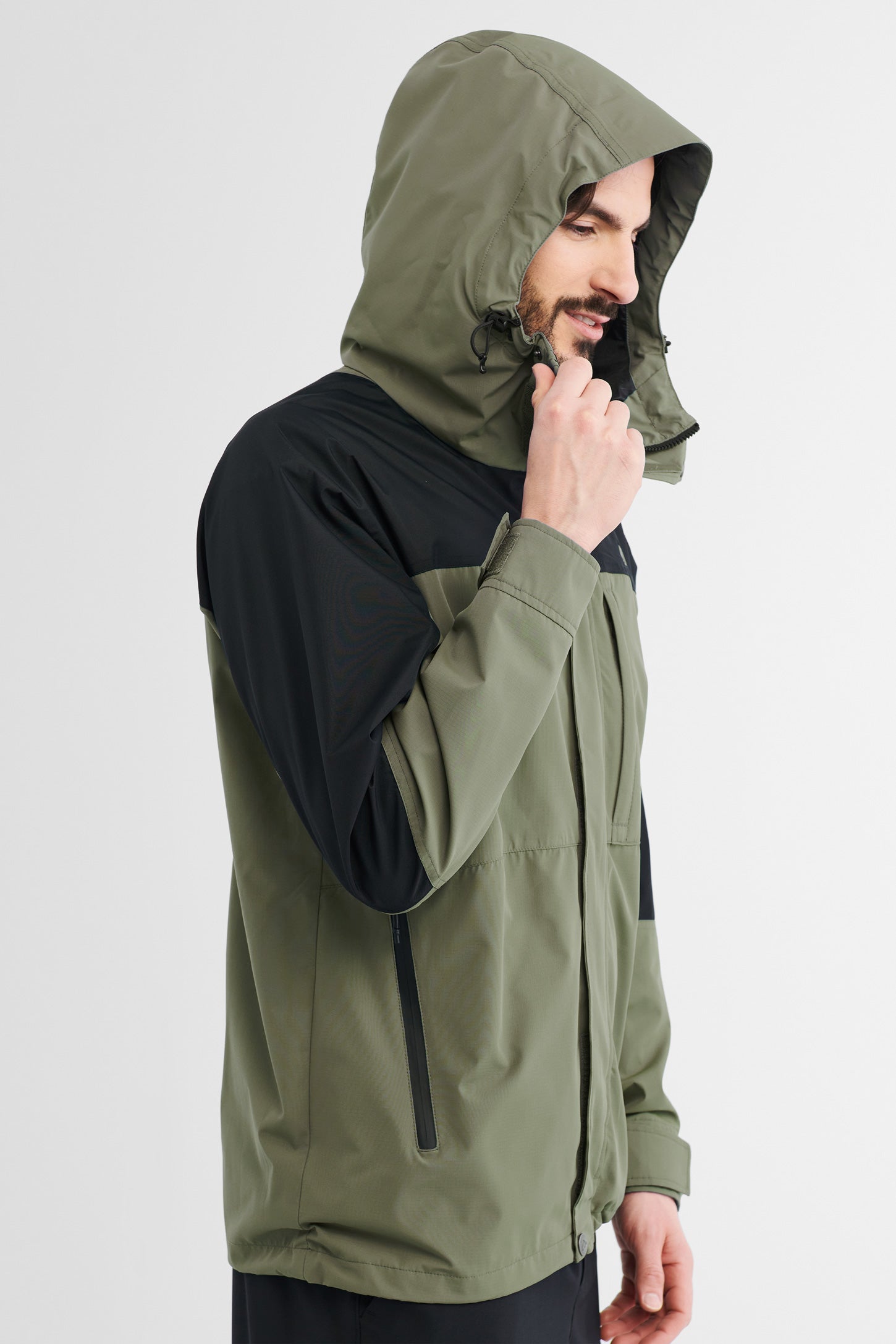 Manteau imperméable BM - Homme && VERT