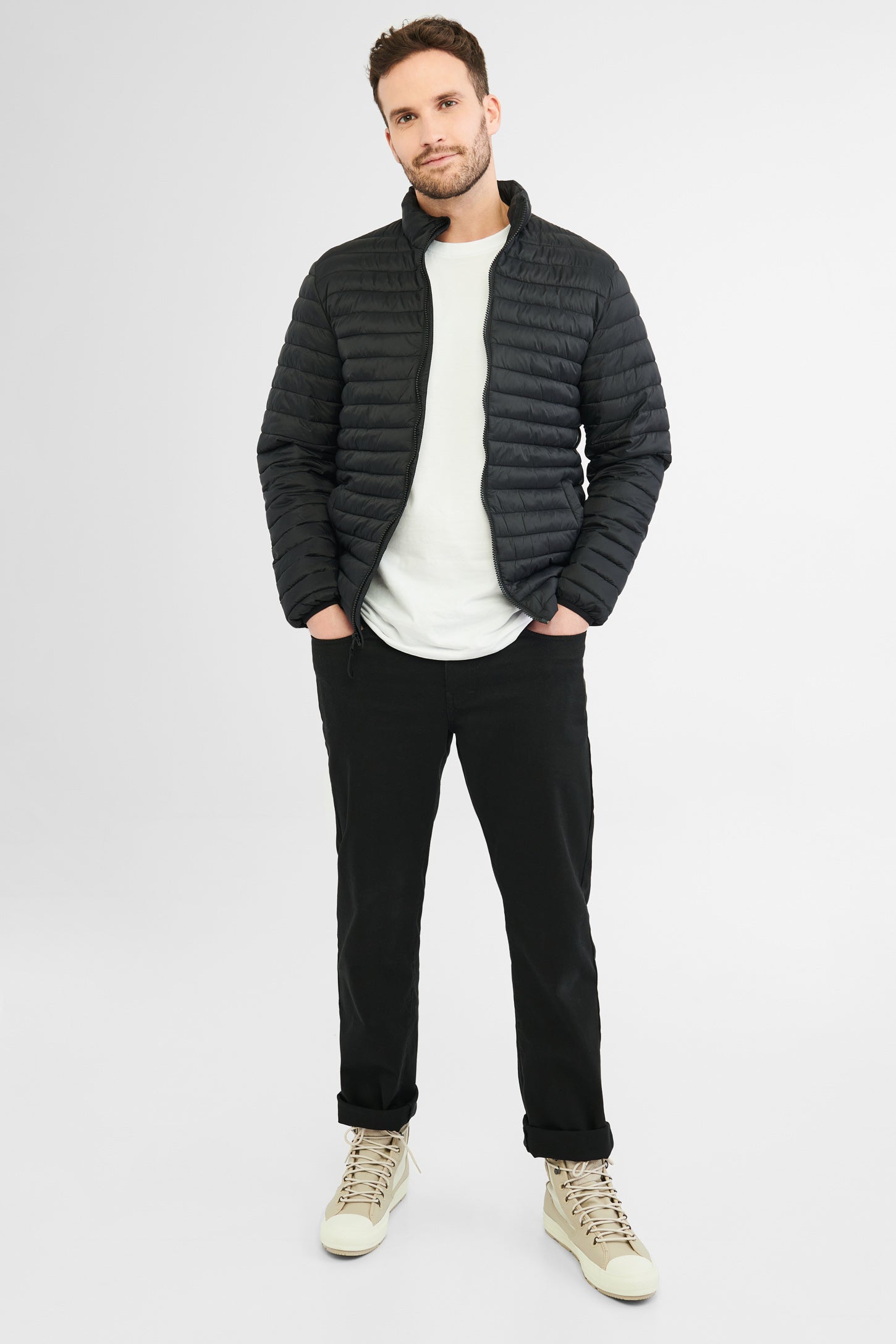 Manteau best sale compressible homme