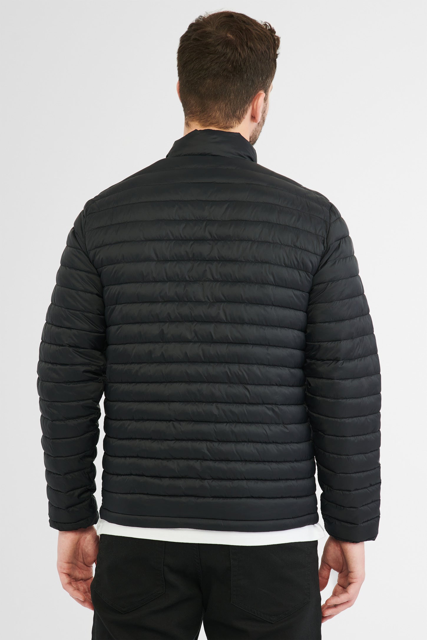 Manteau matelassé compressible - Homme && NOIR