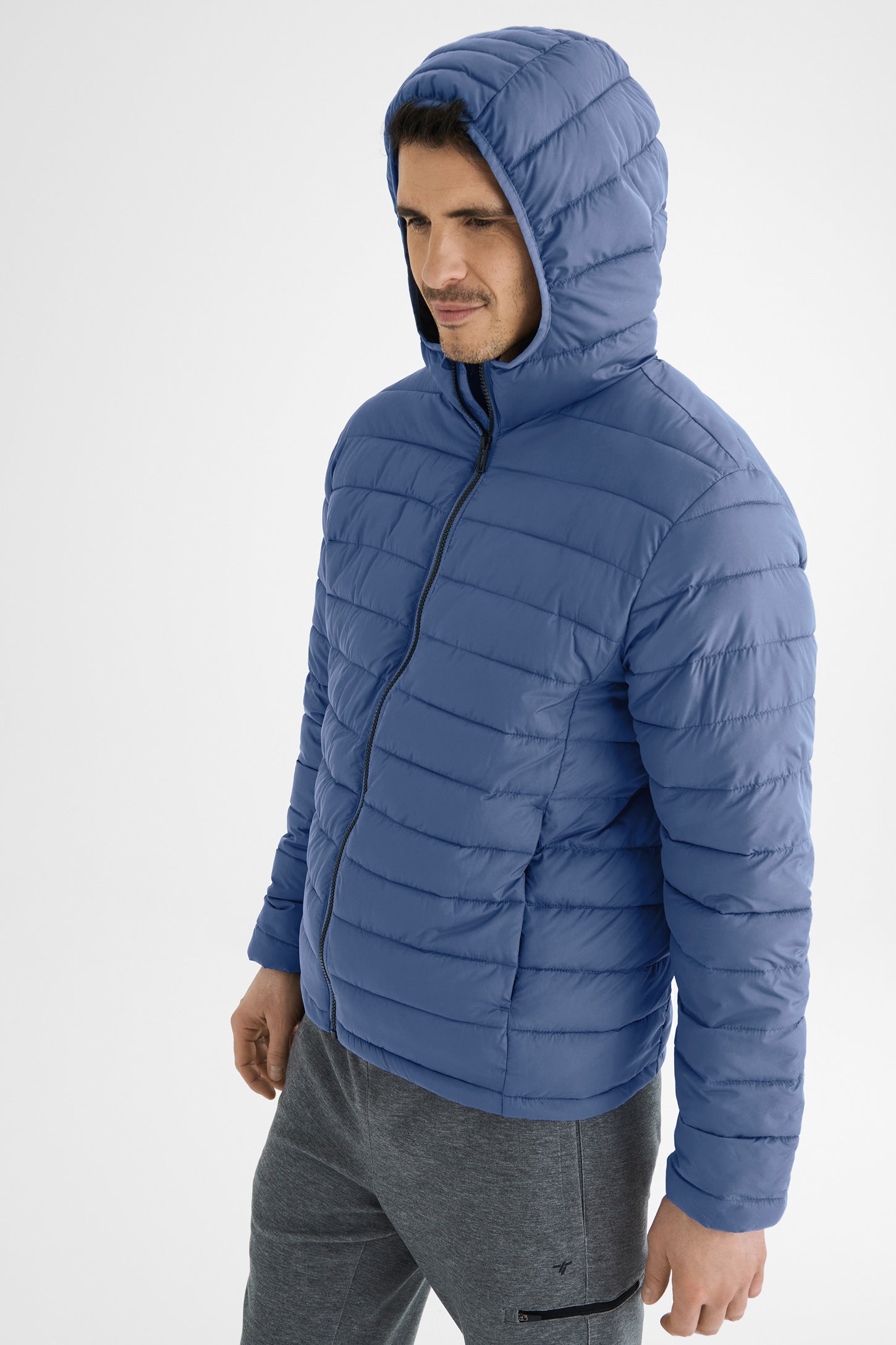 Manteau matelassé compressible - Homme && BLEU