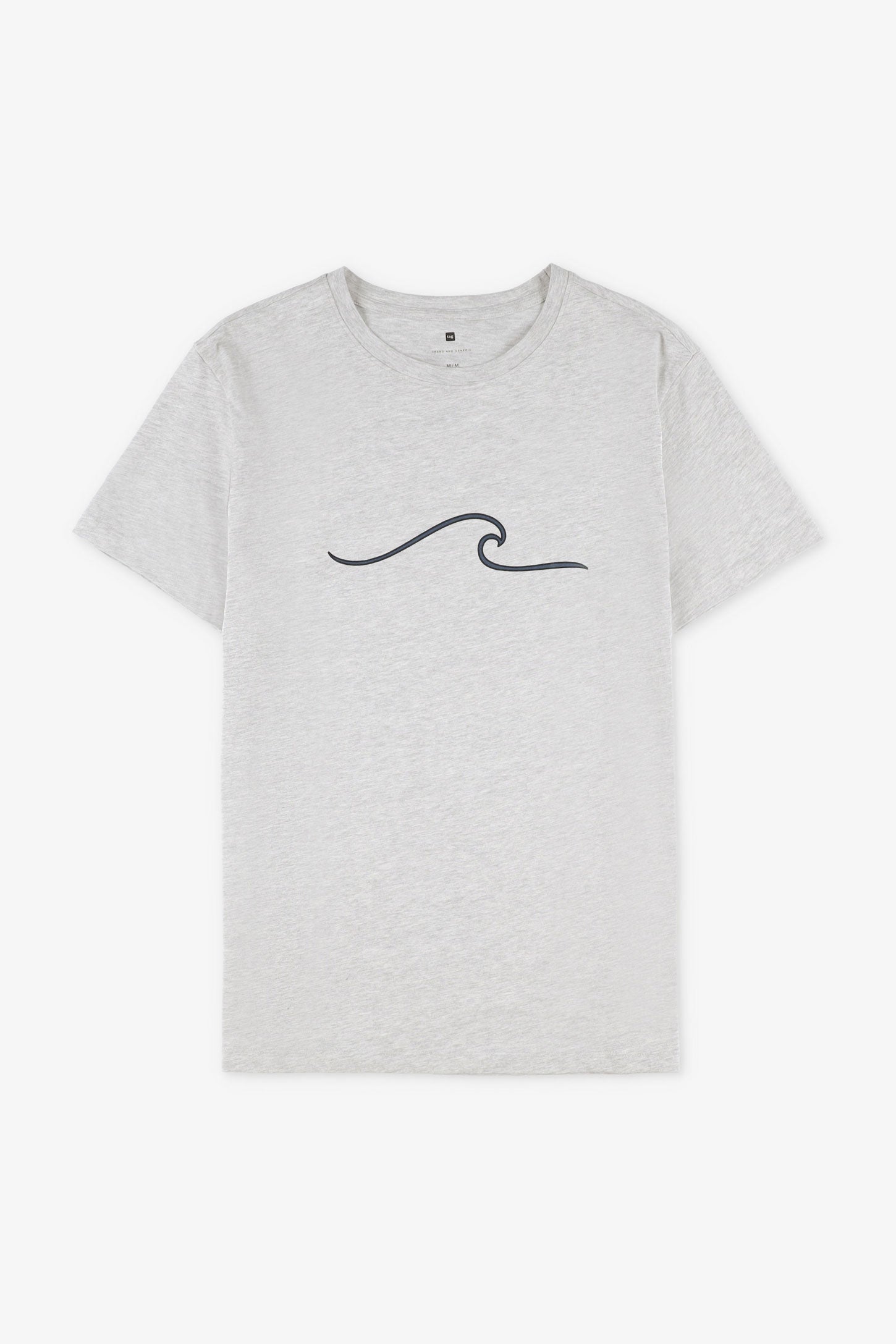 T-shirt pyjama imprimé en coton, 2/40$ - Homme && GRIS MIXTE