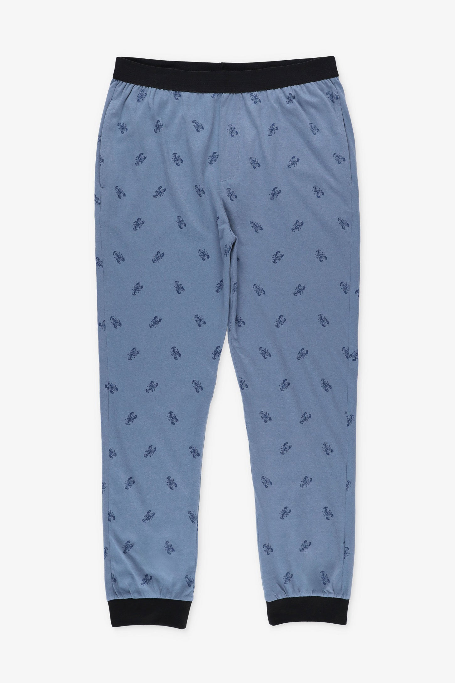 Pantalon pyjama en coton, 2/50$ - Homme && COMBO BLEU