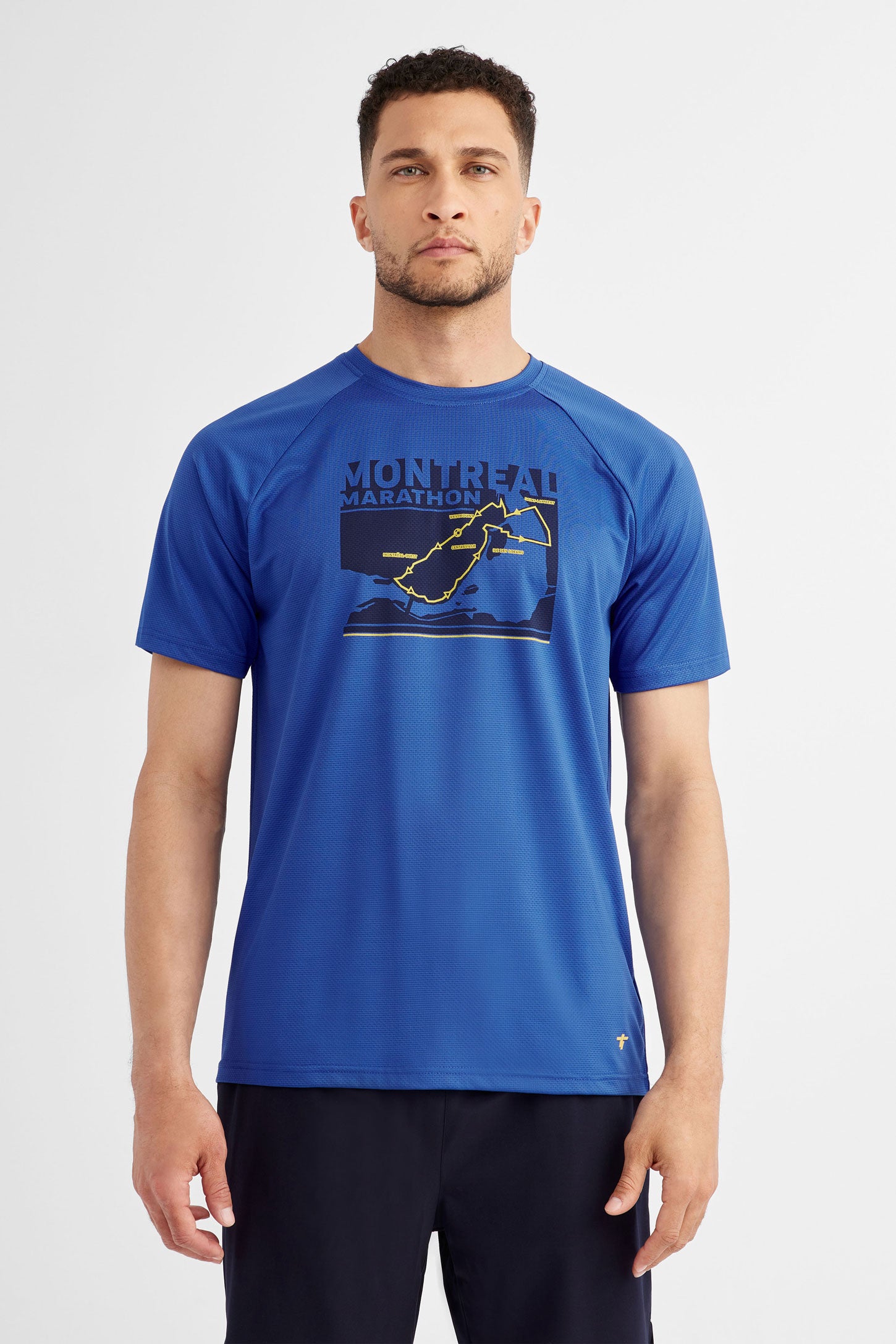 T-shirt athlétique - Homme && BLEU