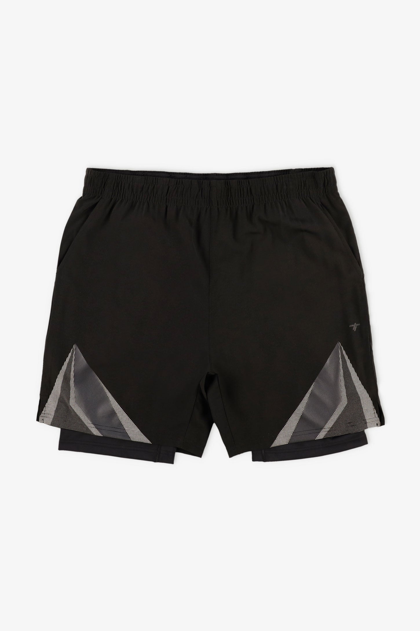 Short 2-en-1 athlétique - Homme && NOIR