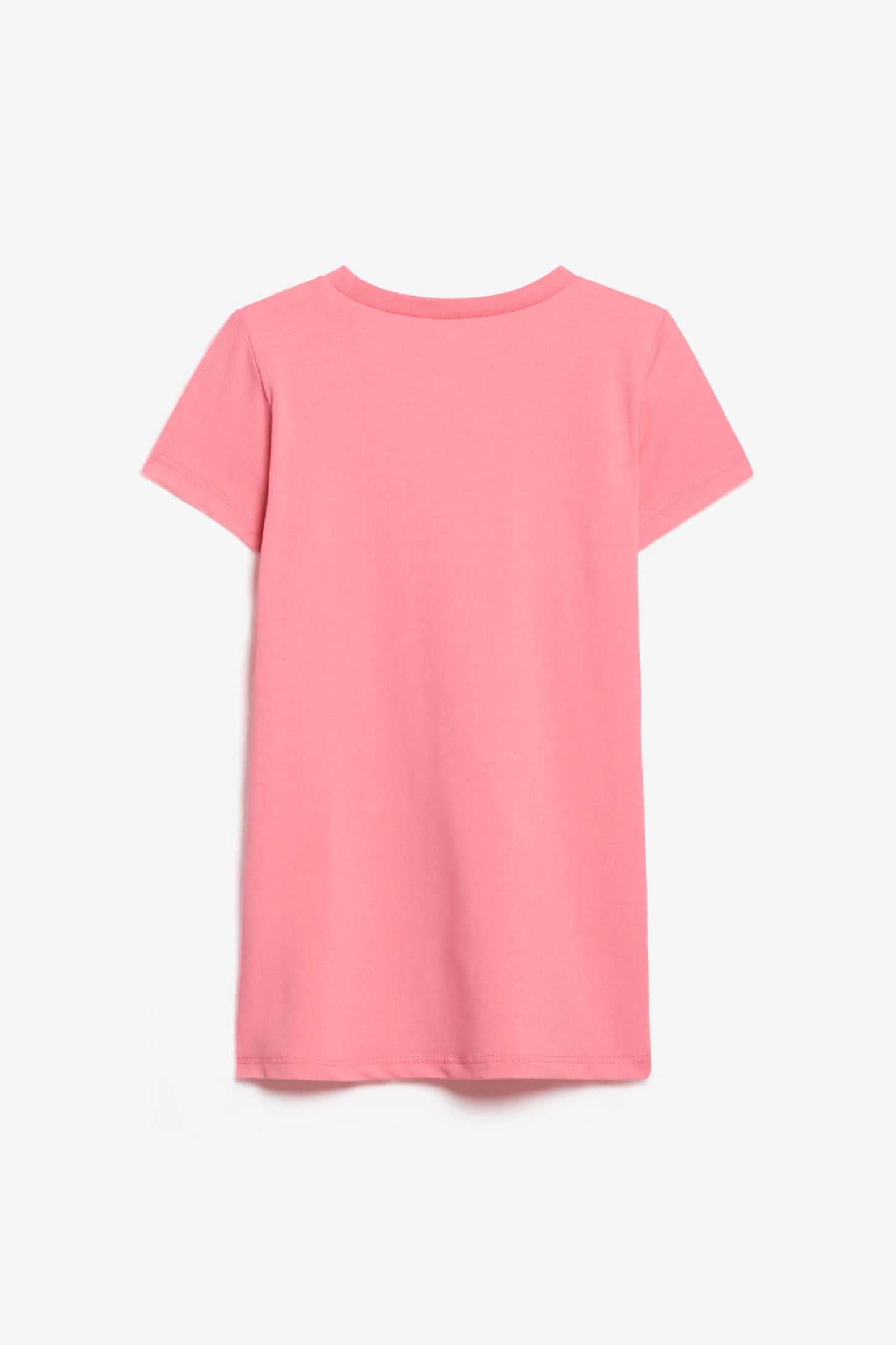 Robe t-shirt à poche en coton, 2T-3T - Bébé fille && ROSE