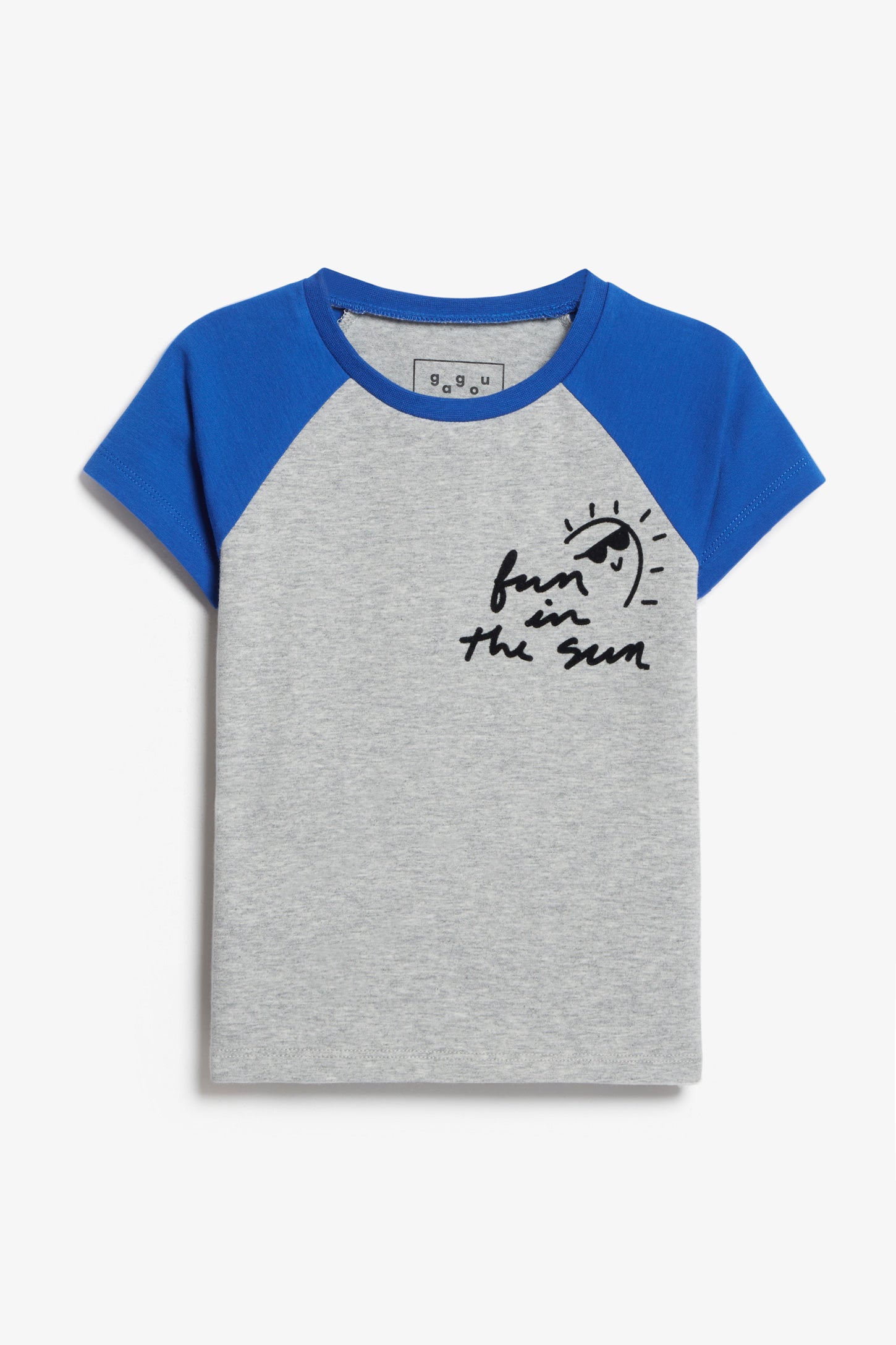 T-shirt imprimé en coton bio - Bébé garçon && GRIS MIXTE