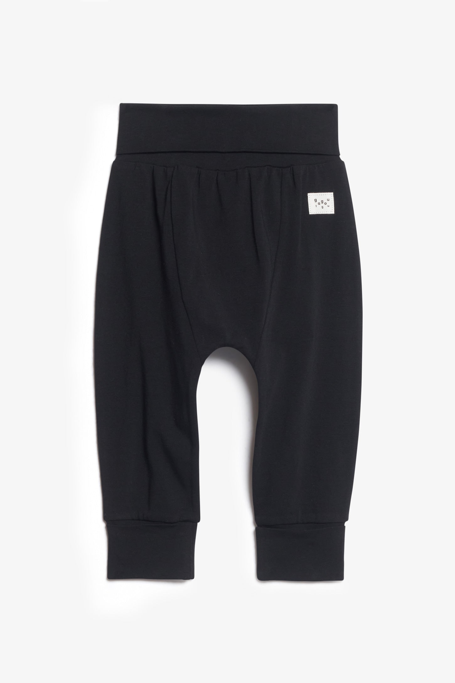 Legging évolutif en coton bio - Bébé garçon && NOIR