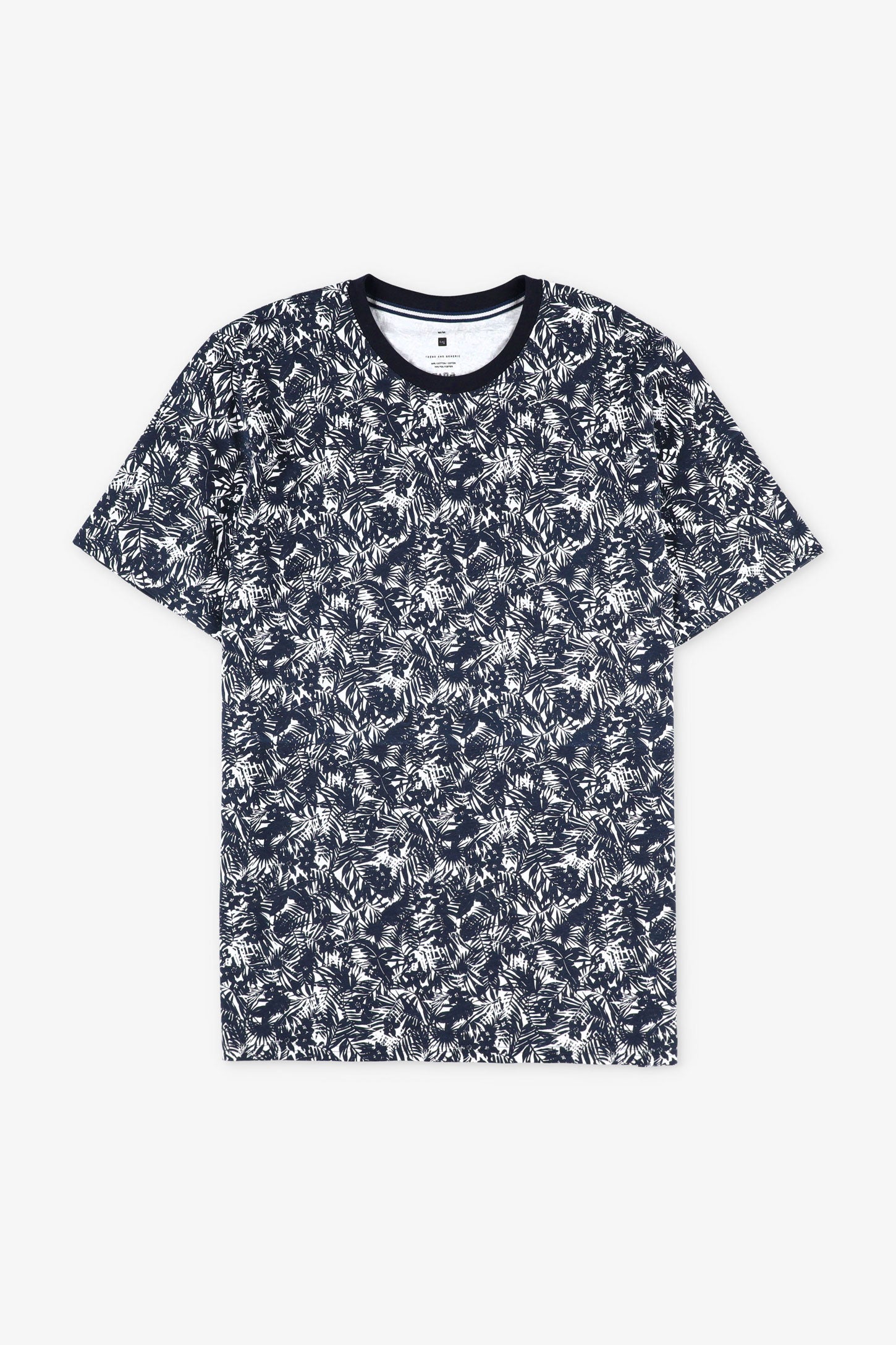 T-shirt imprimé en coton, 2/30$ - Homme && MARIN