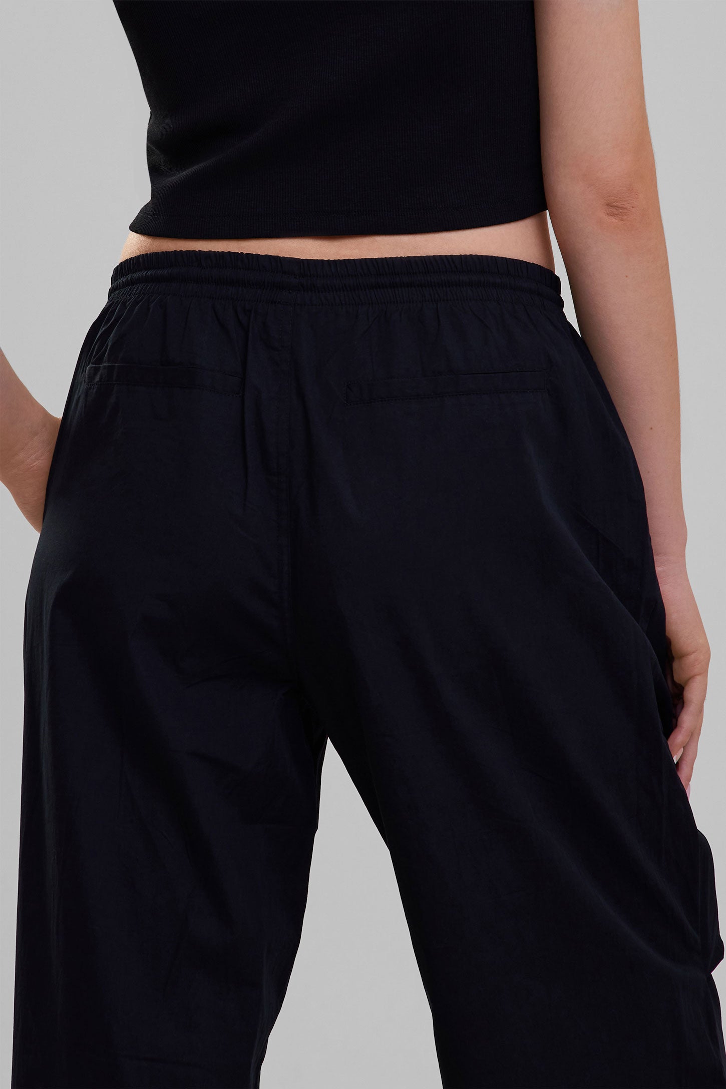 Pantalon parachute - Femme && NOIR