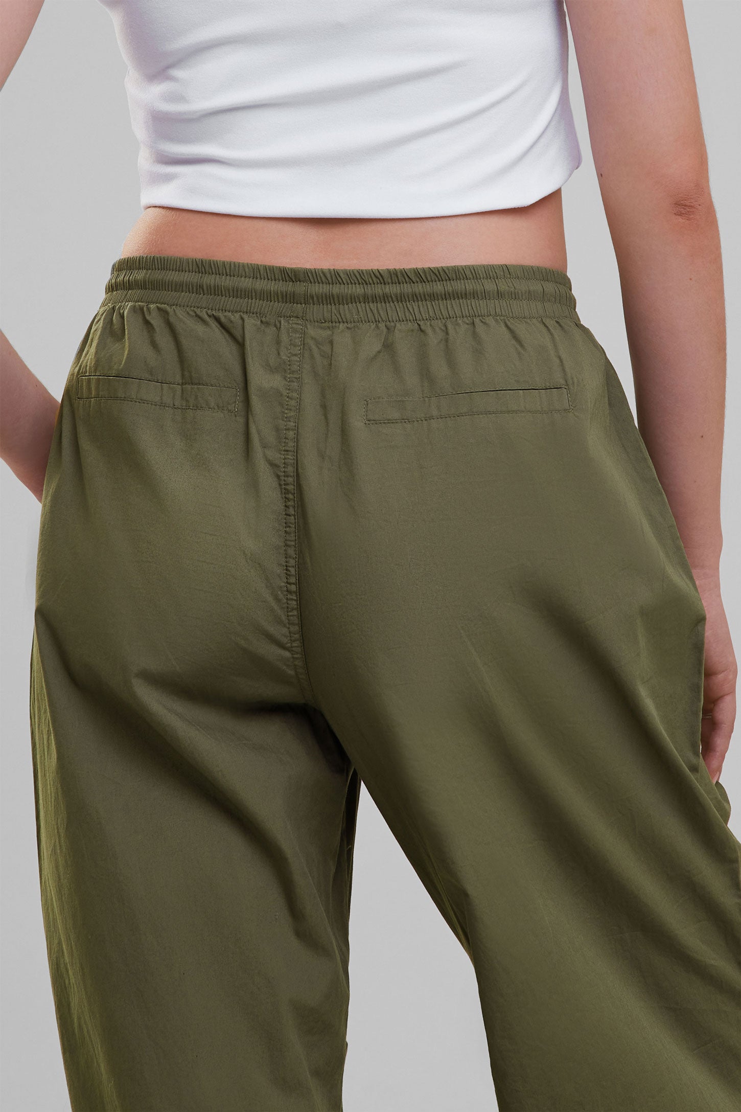 Pantalon parachute - Femme && KAKI