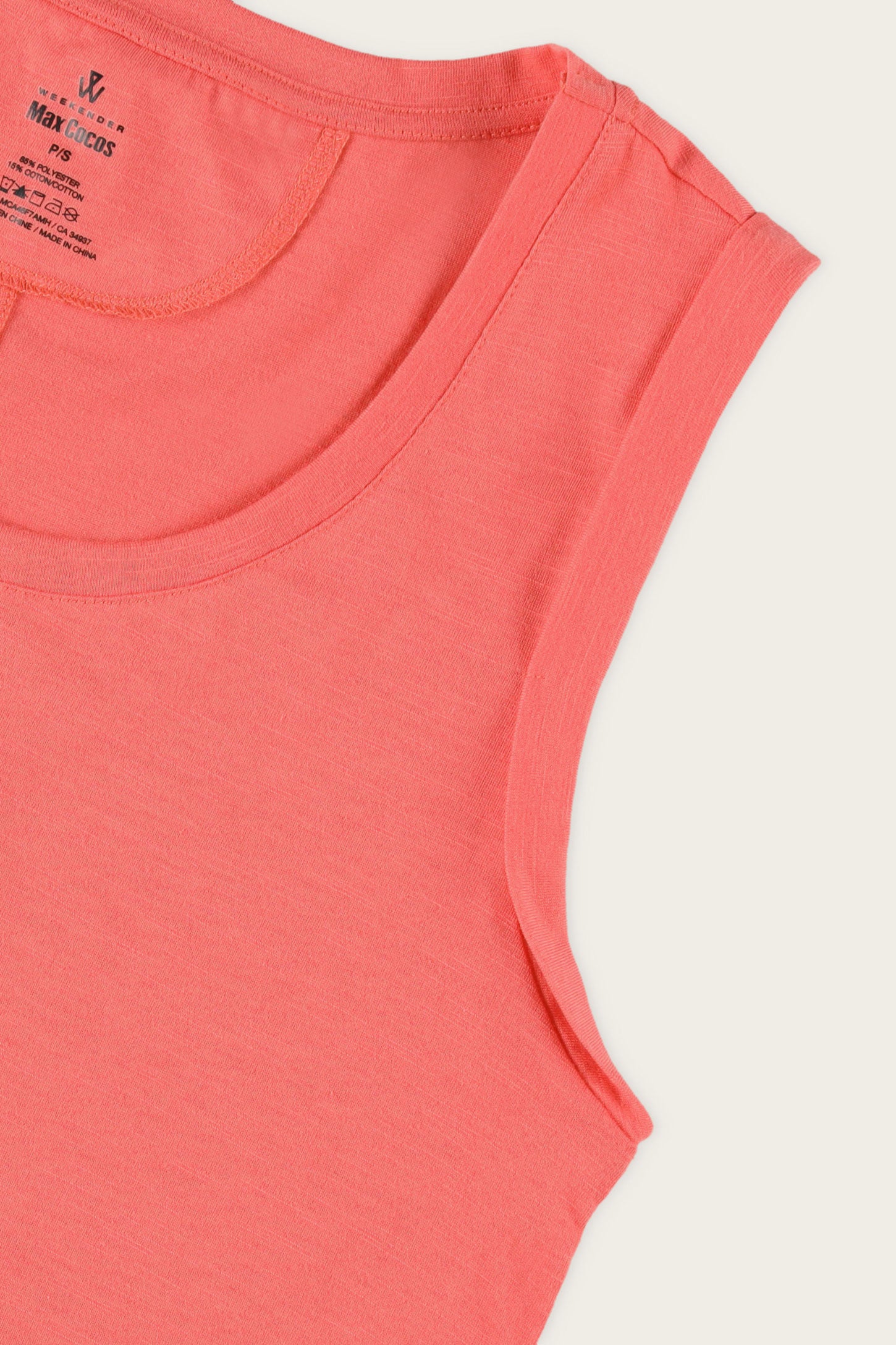 Camisole à revers en jersey - Femme && ROSE