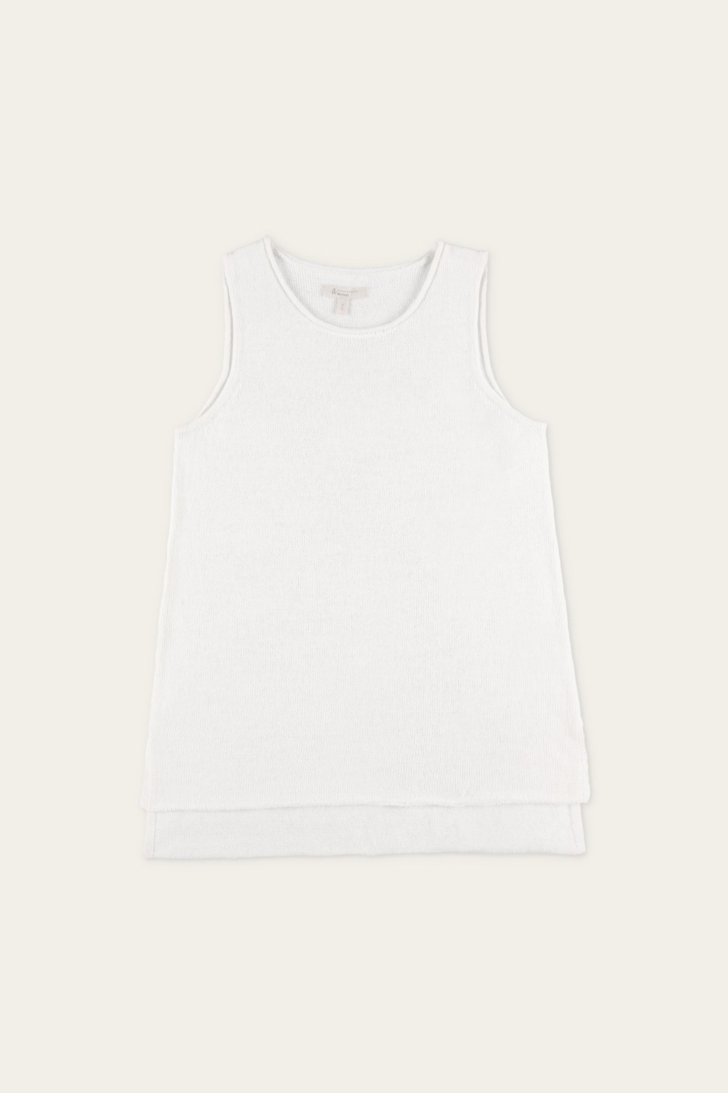 Camisole lin et coton - Femme && BLANC