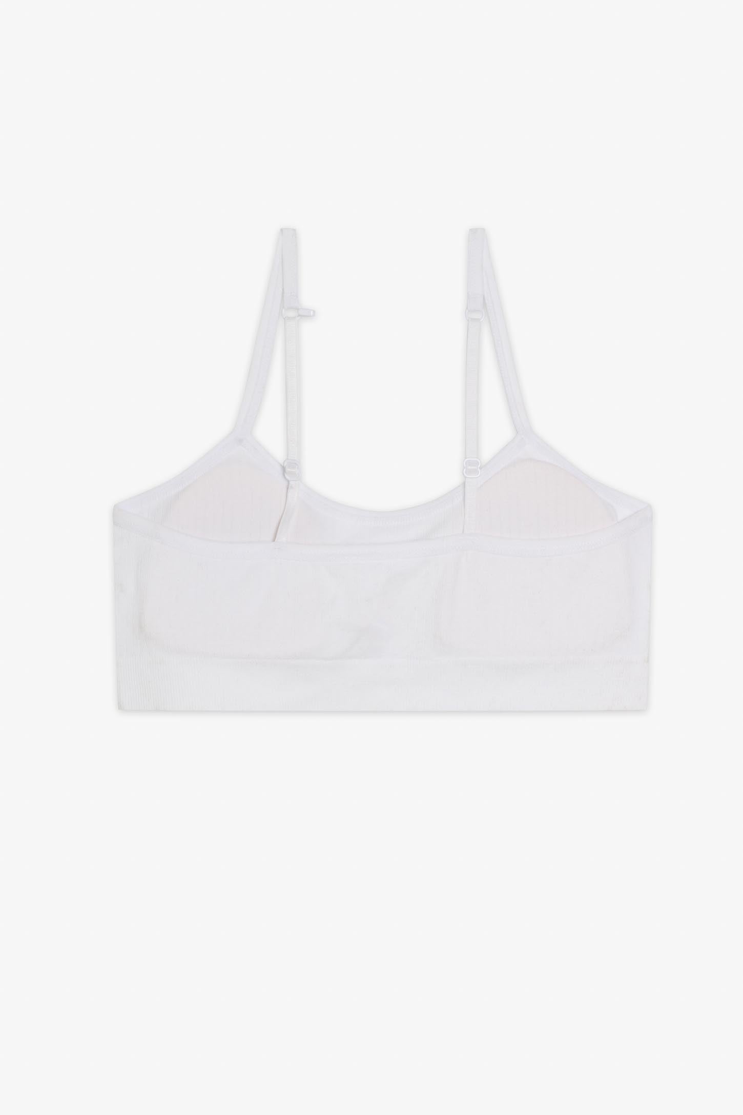 Bralette bretelles fines - Ado fille && BLANC
