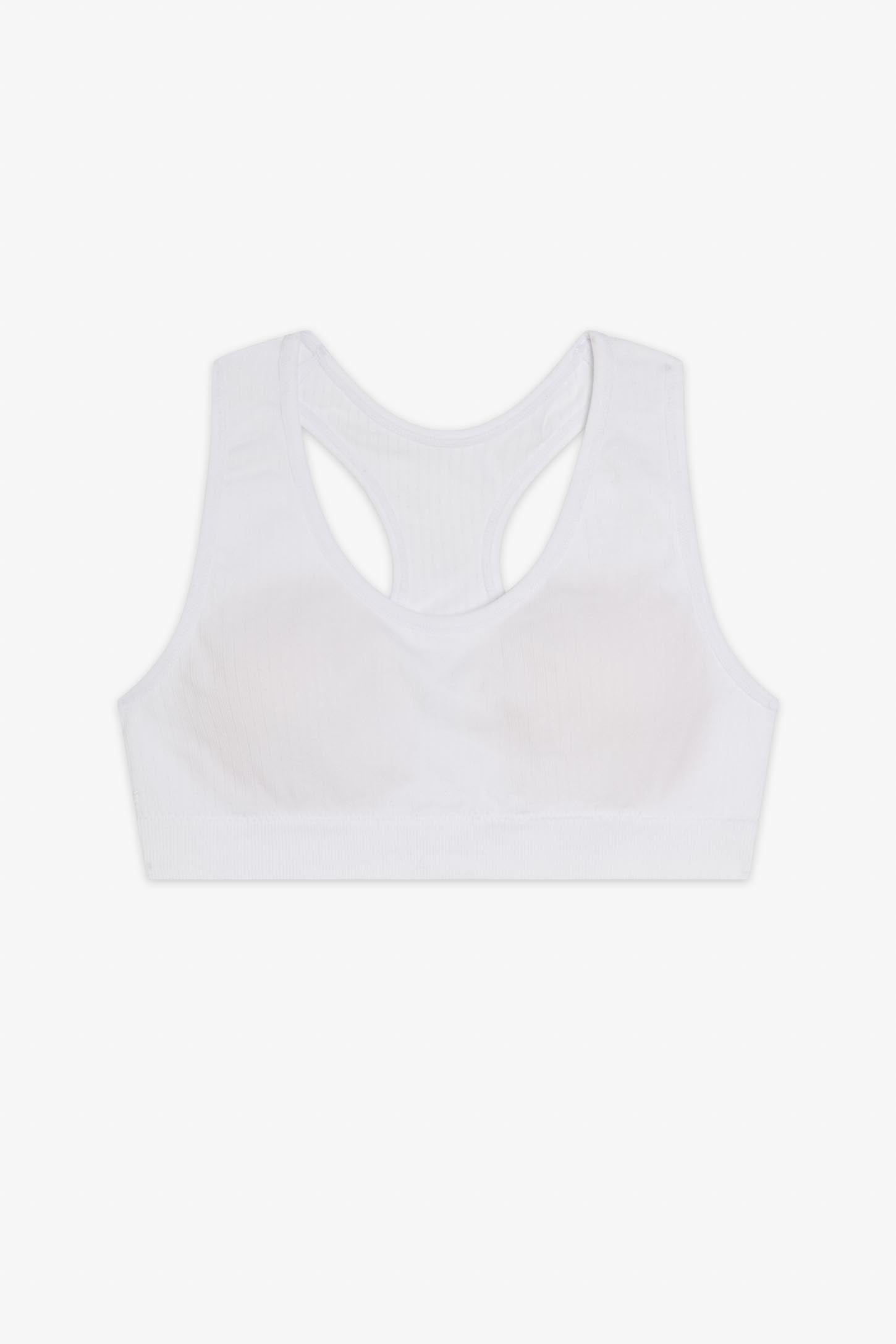 Soutien-gorge dos nageur - Ado fille && BLANC