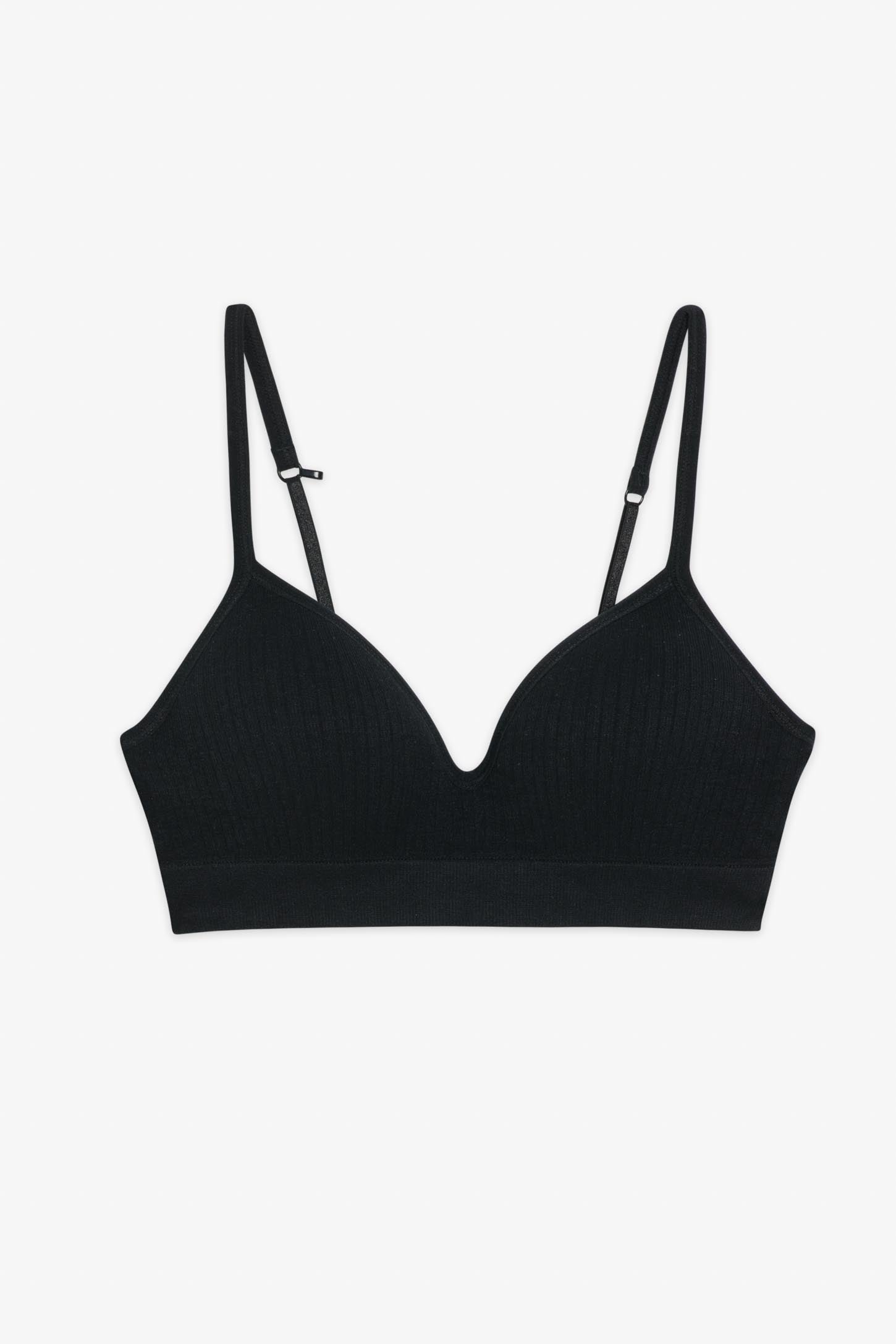 Soutien-gorge bretelles fines - Ado filles && NOIR