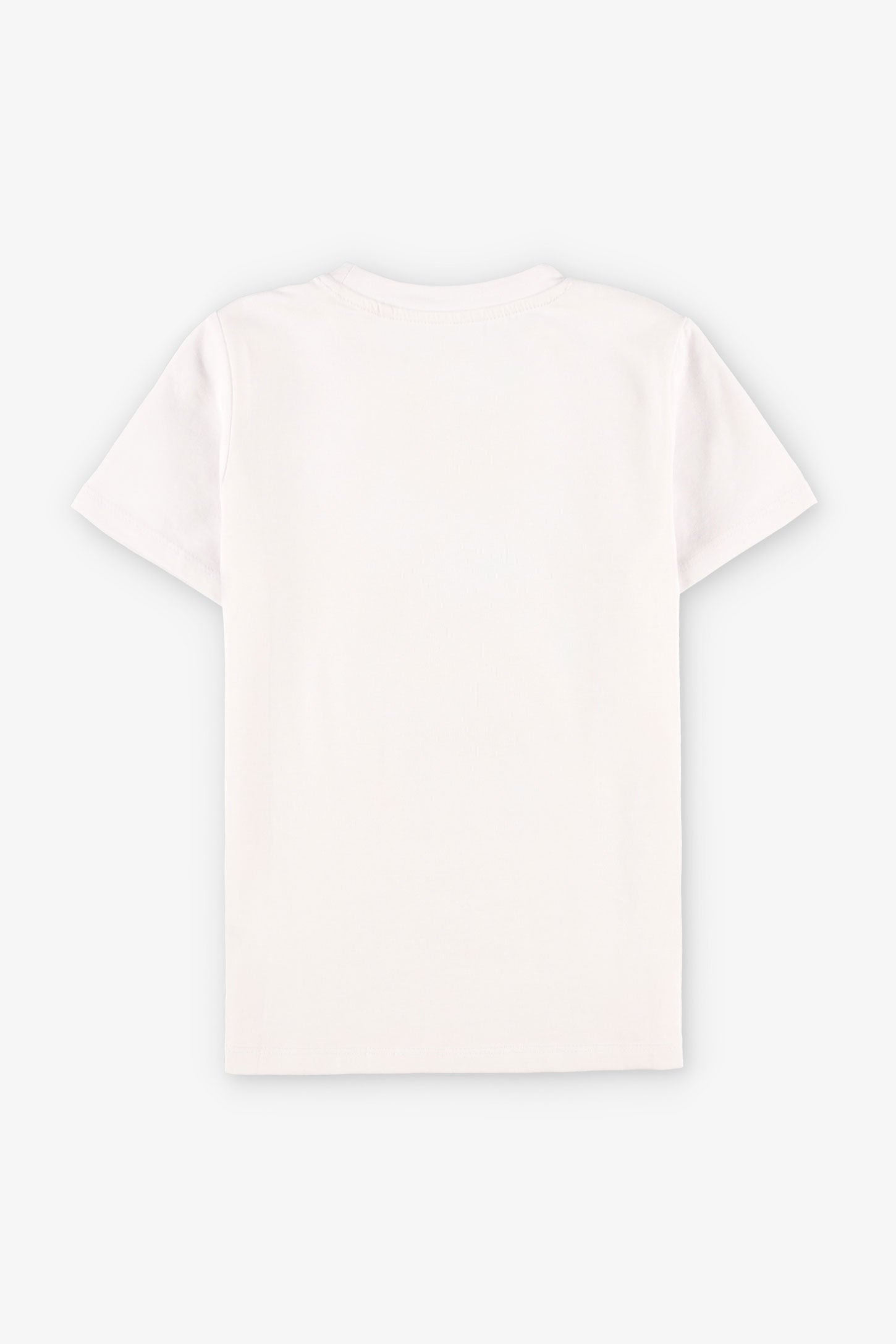 T-shirt imprimé en coton, 2/20$ - Enfant garçon && BLANC