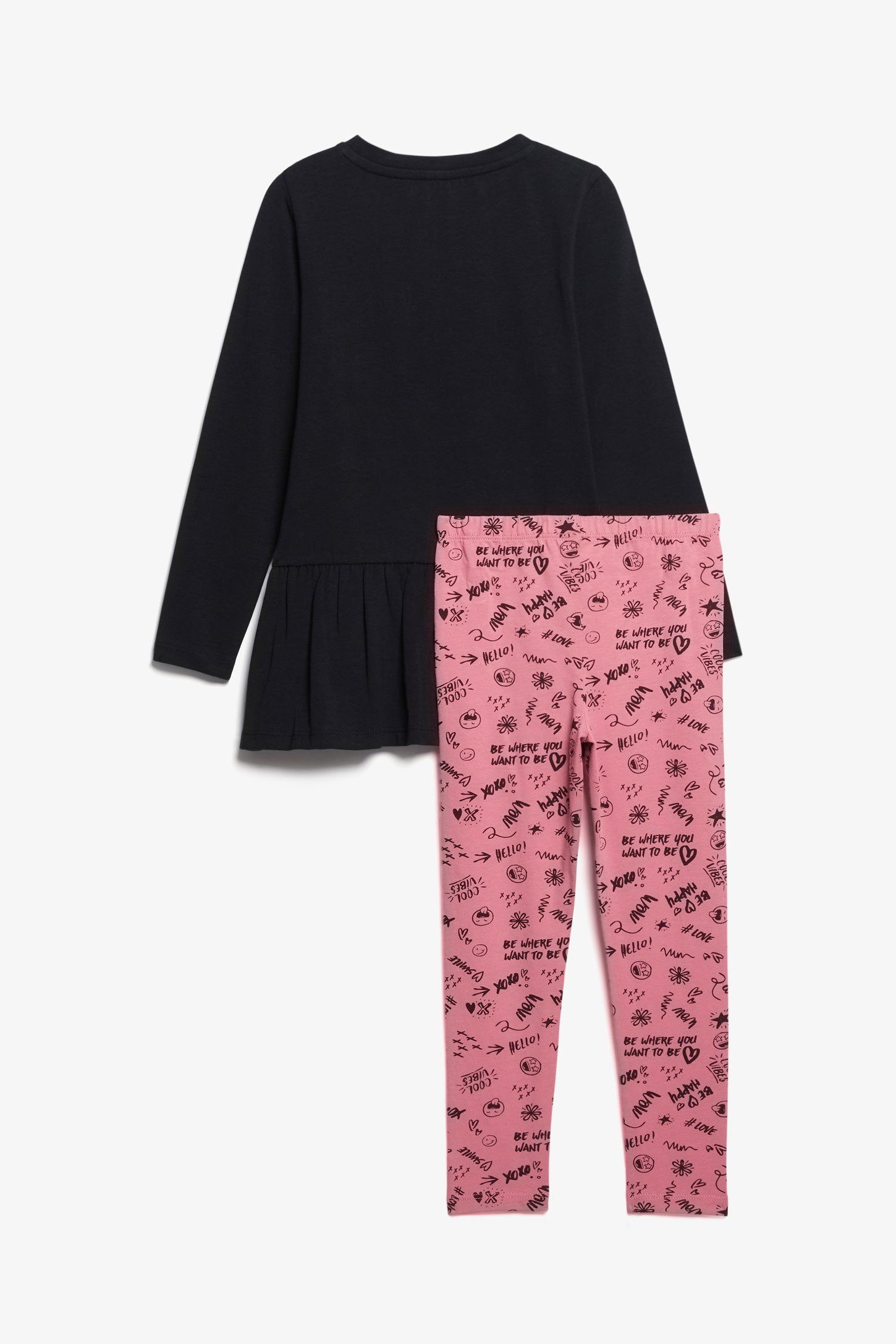 Ensemble 2 pi ces chandail et legging Enfant fille