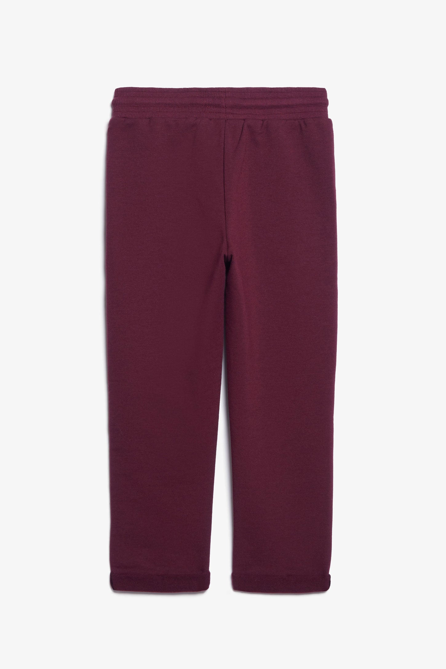 Pantalon coton ouaté - Enfant fille && BOURGOGNE