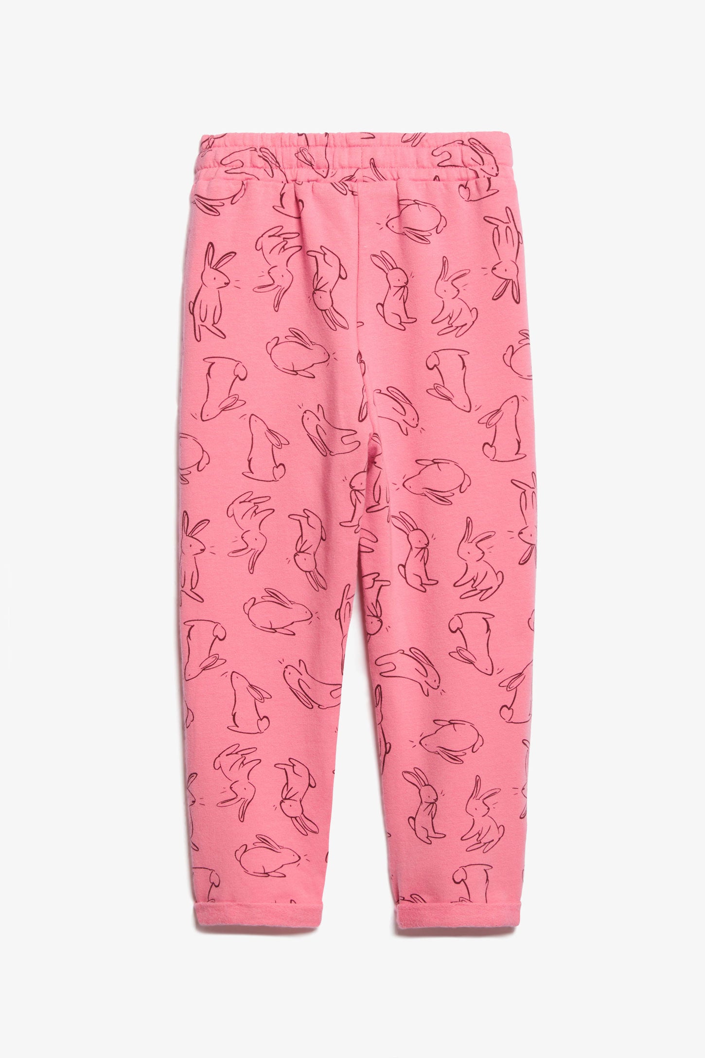 Pantalon coton ouaté imprimé - Bébé fille && ROSE MULTI