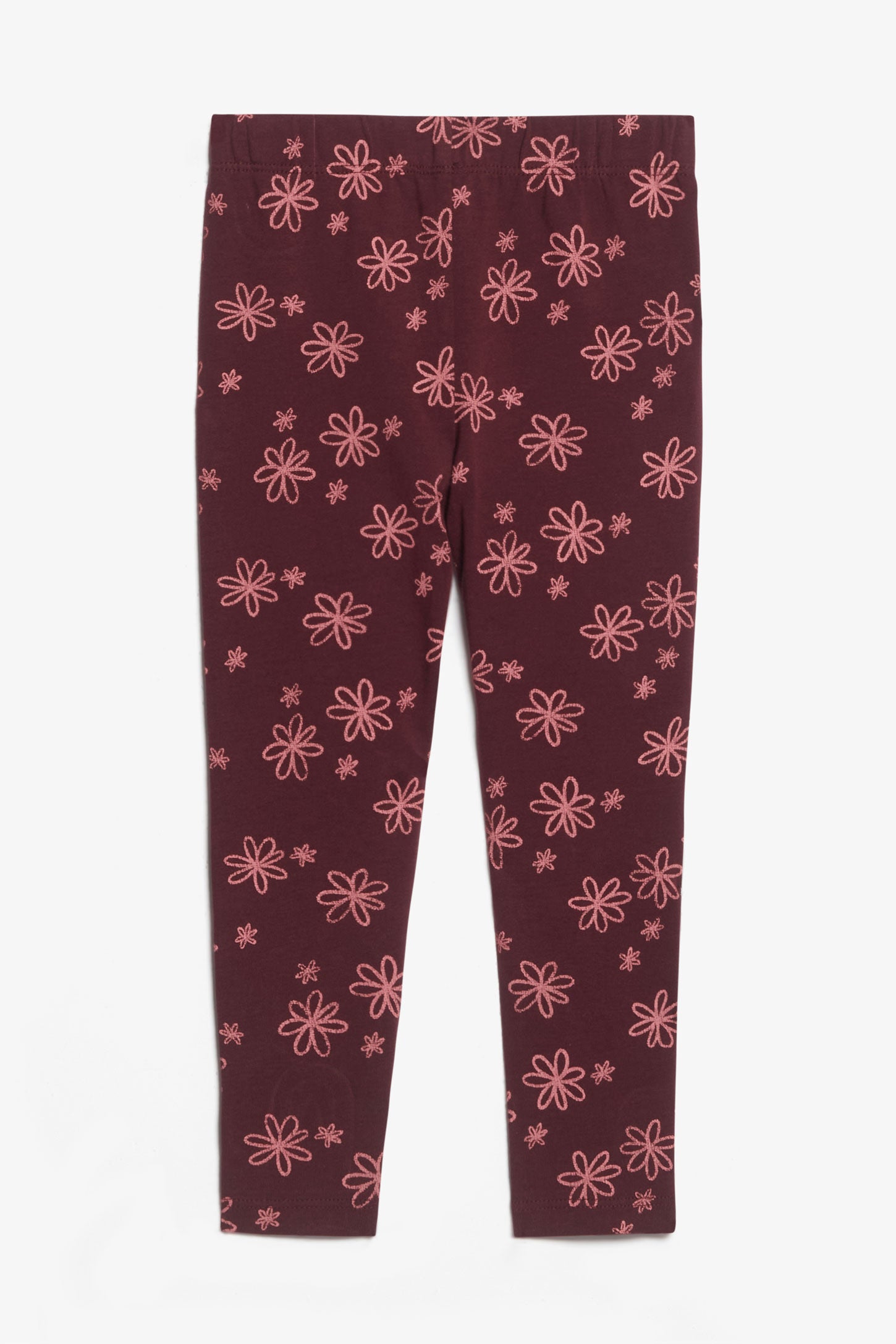 Legging imprimé en coton, 2T-3T, 2/20$ - Bébé fille && BOURGOGNE MULTI