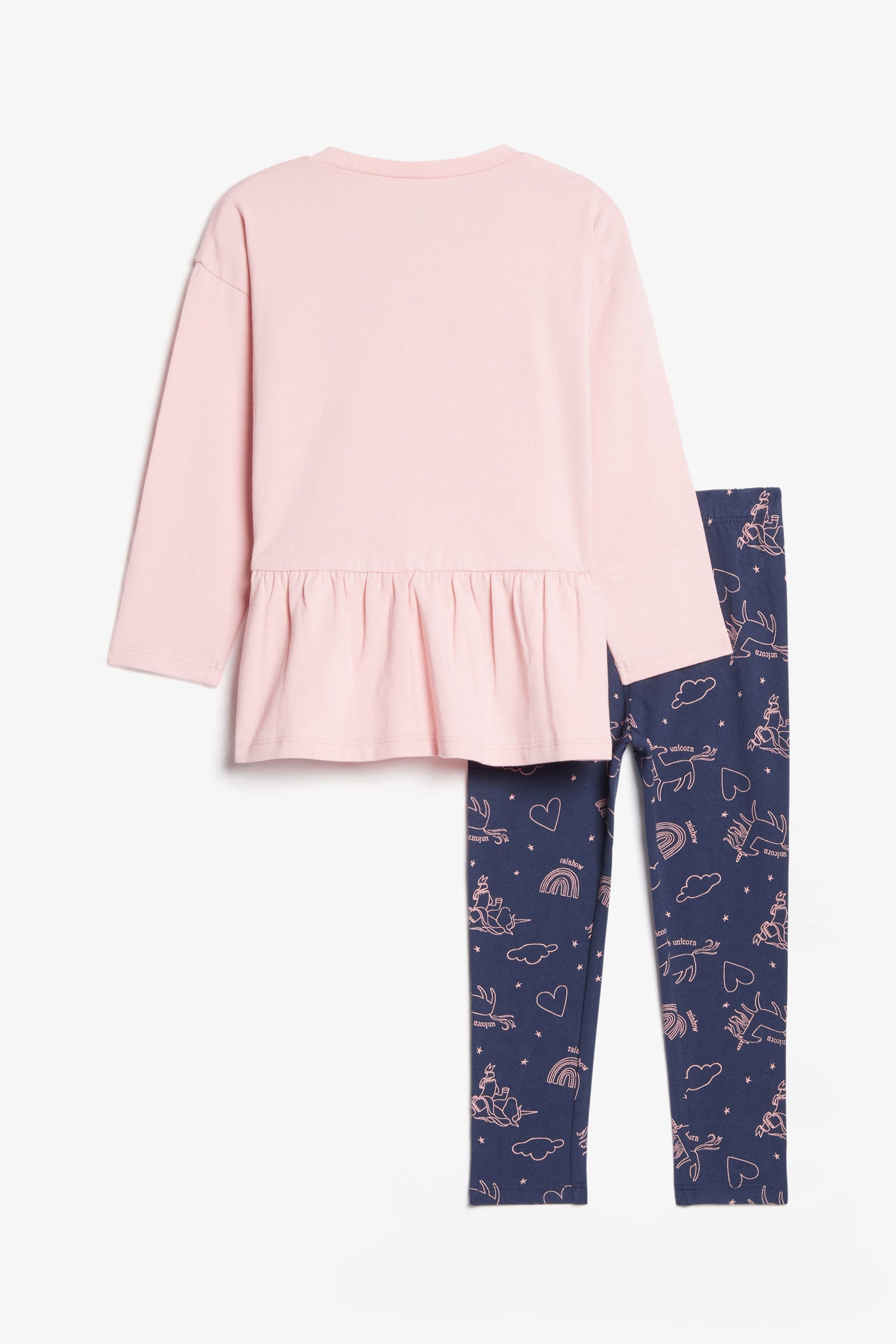 Ensemble 2-pièces chandail et legging, 2T-3T - Bébé fille && ROSE PALE