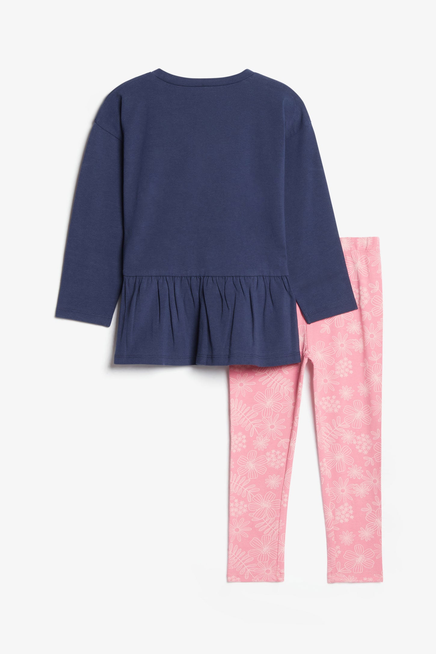 Ensemble 2-pièces chandail et legging, 2T-3T - Bébé fille && BLEU MARINE