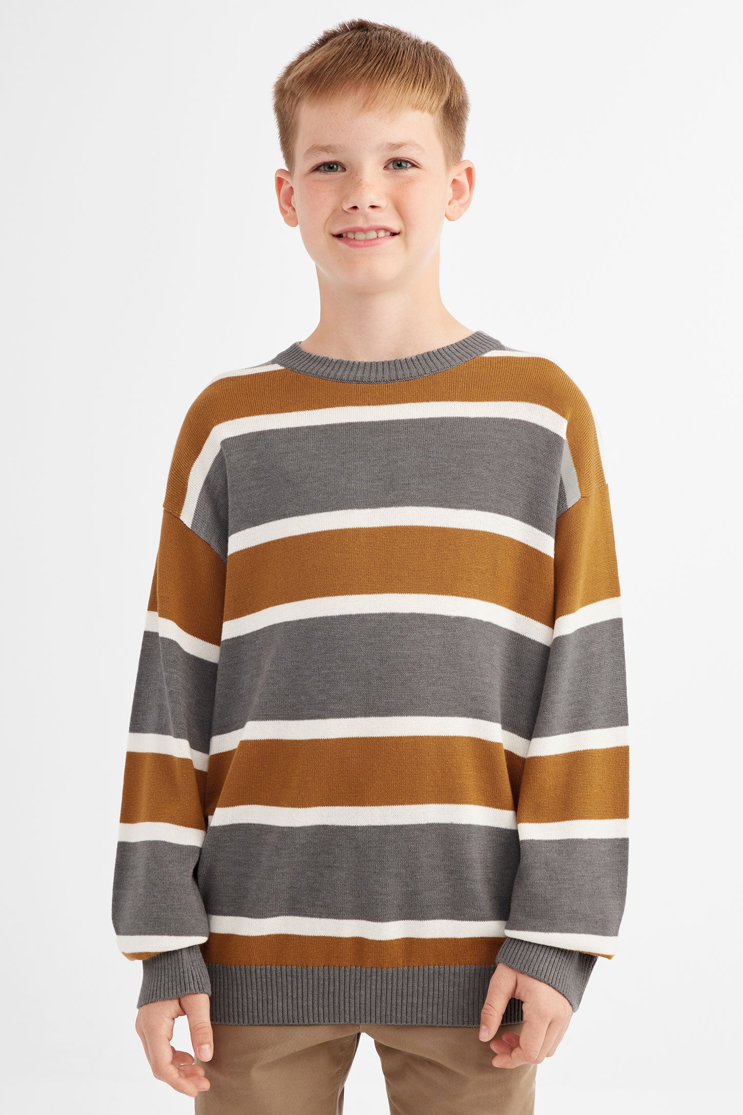 Boys 2025 striped sweater