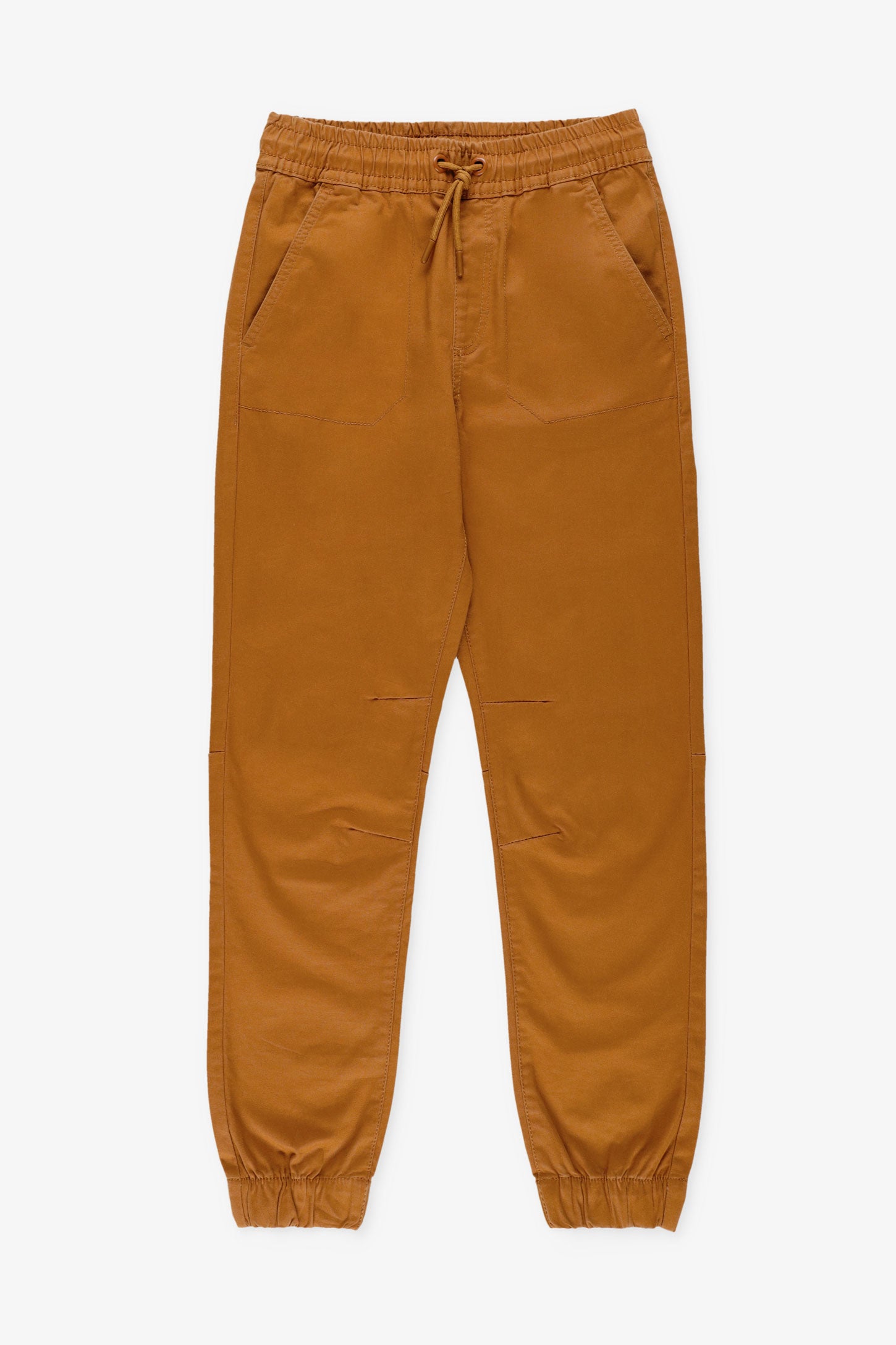 Pantalon jogger en twill, 2/50$ - Ado garçon && JAUNE