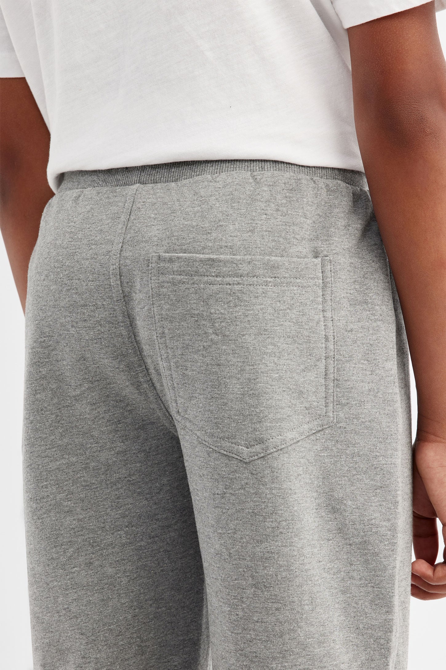 Prix pop, Lot de 2 pantalons jogger coton ouaté - Ado garçon && GRIS MIXTE