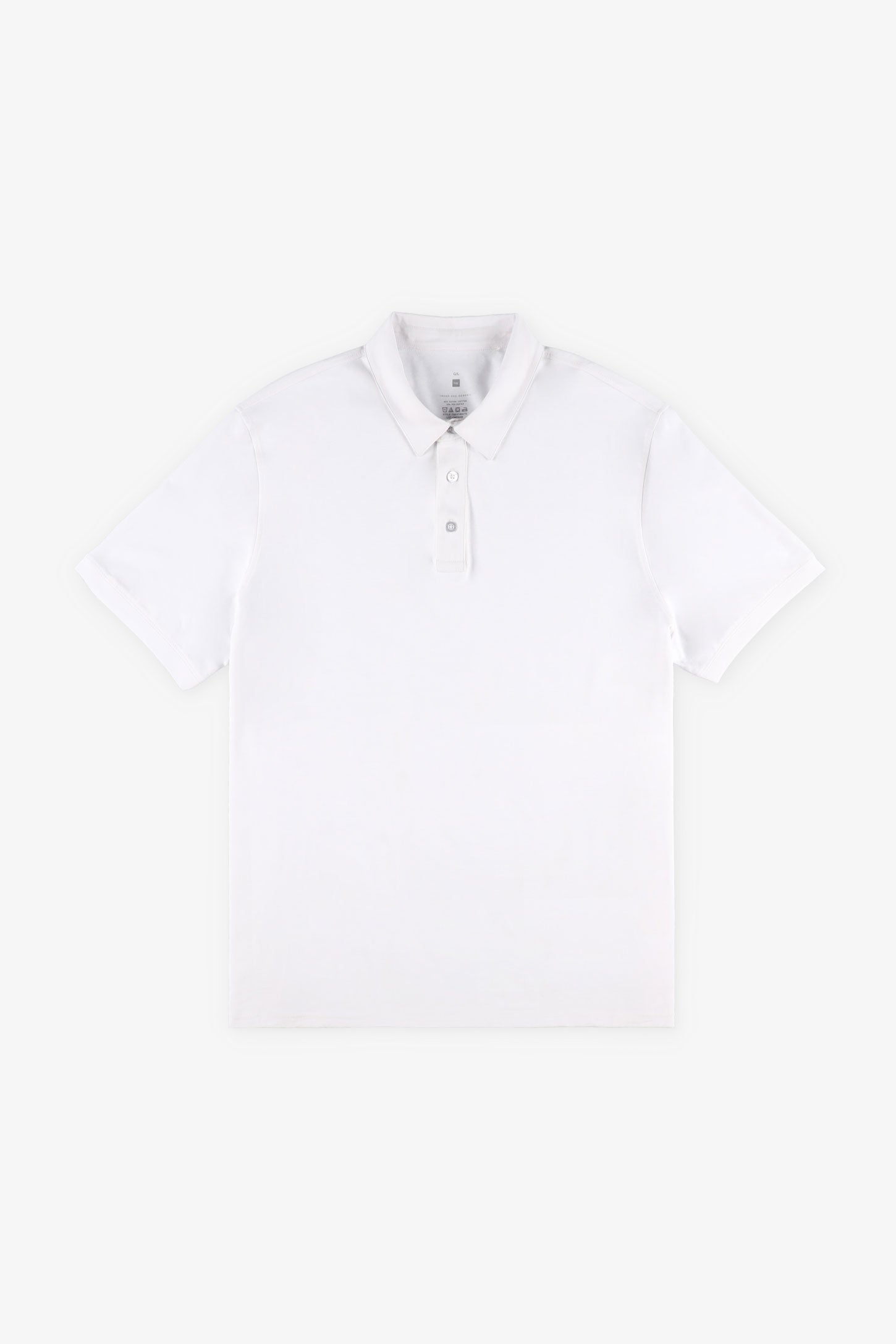 Prix pop, Polo manches courtes en coton - Homme && BLANC