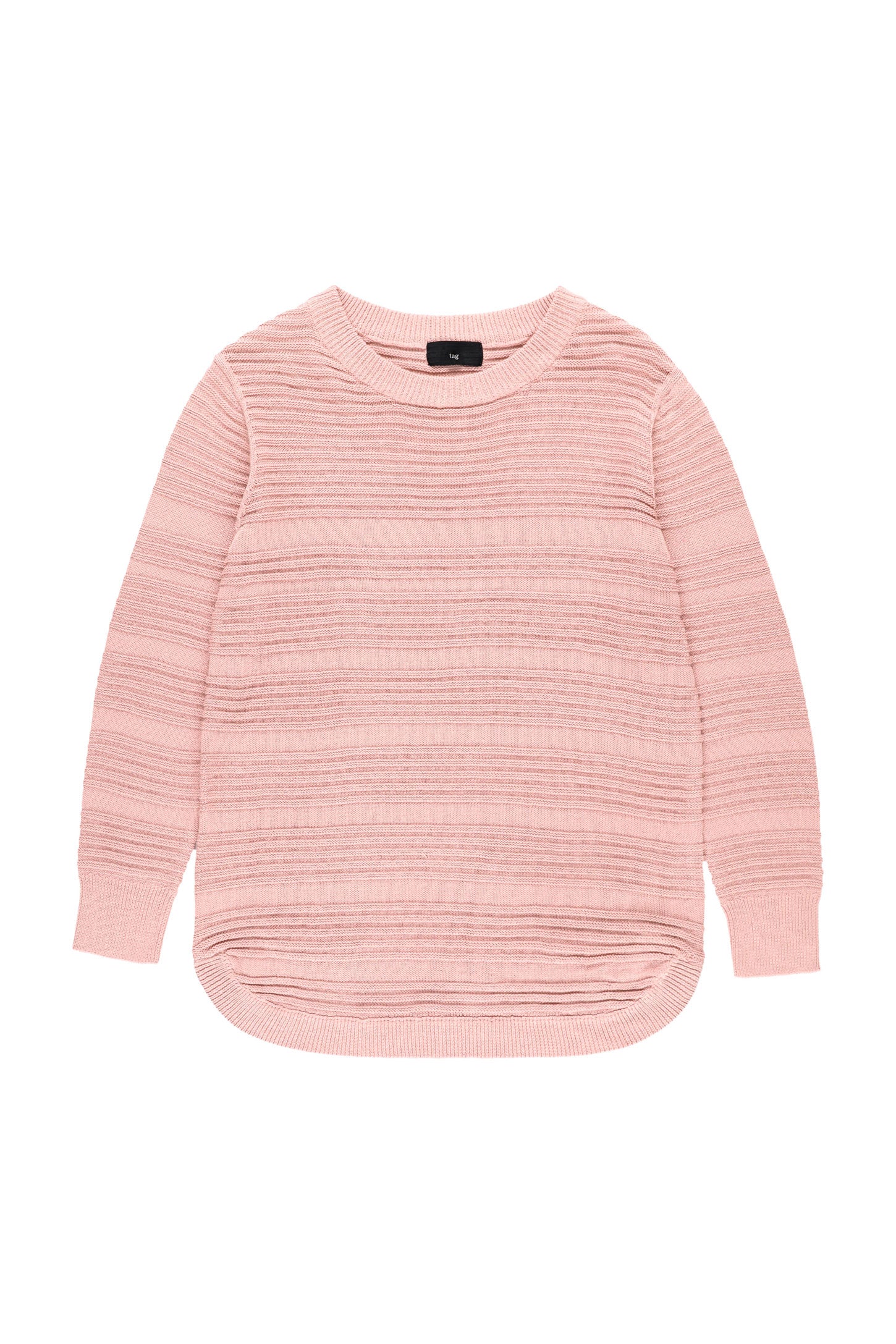 Chandail tricot col bateau - Femme && ROSE