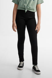Jegging coupe ajustée - Ado fille && NOIR