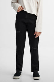 Jeans 5 poches 27'' - Ado fille && NOIR