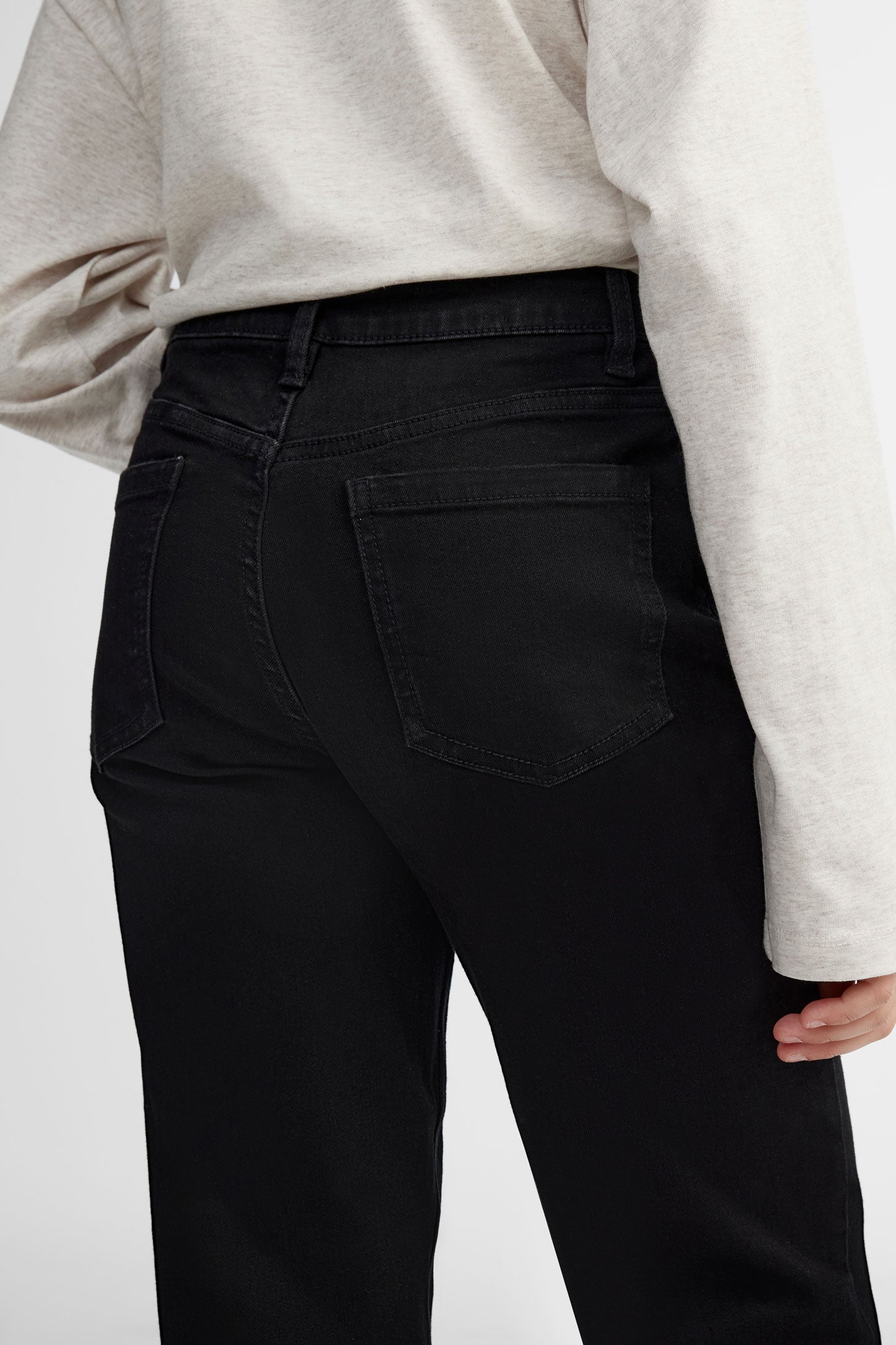 Jeans 5 poches 27'' - Ado fille && NOIR