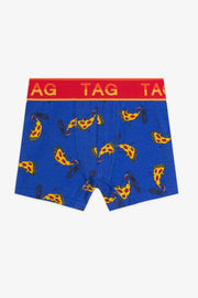 Caleçon imprimé en coton, 4/20$ - Enfant garçon && BLEU MULTI