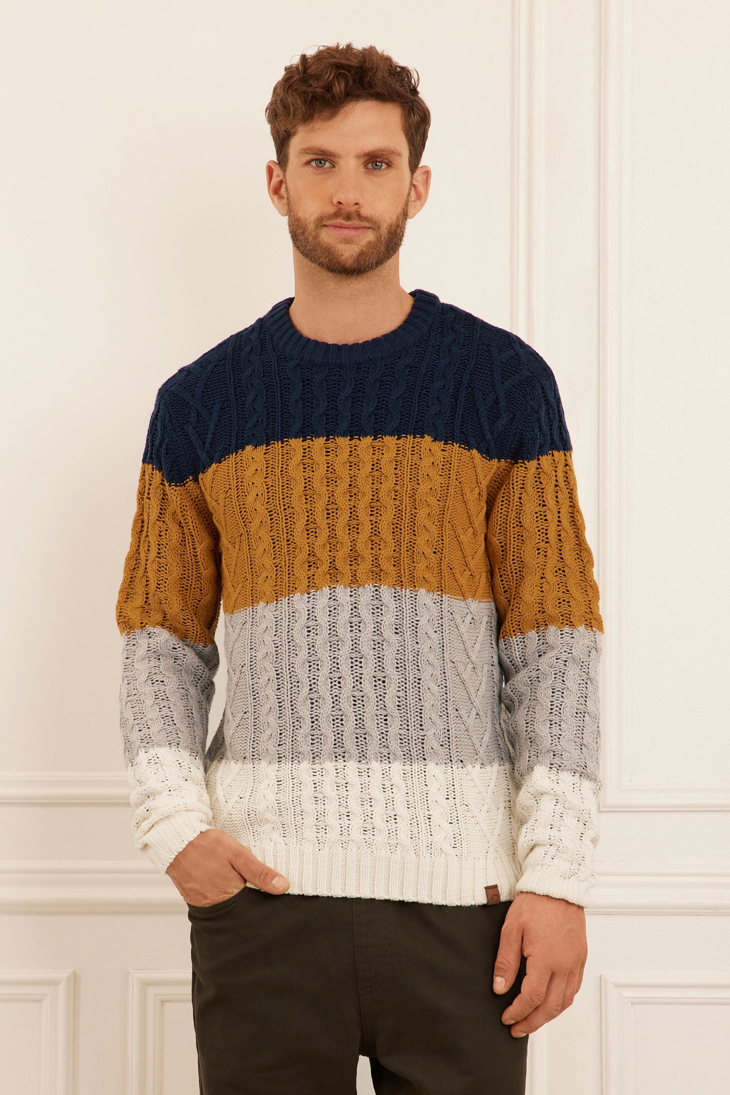 Crew cable knit outlet jumper