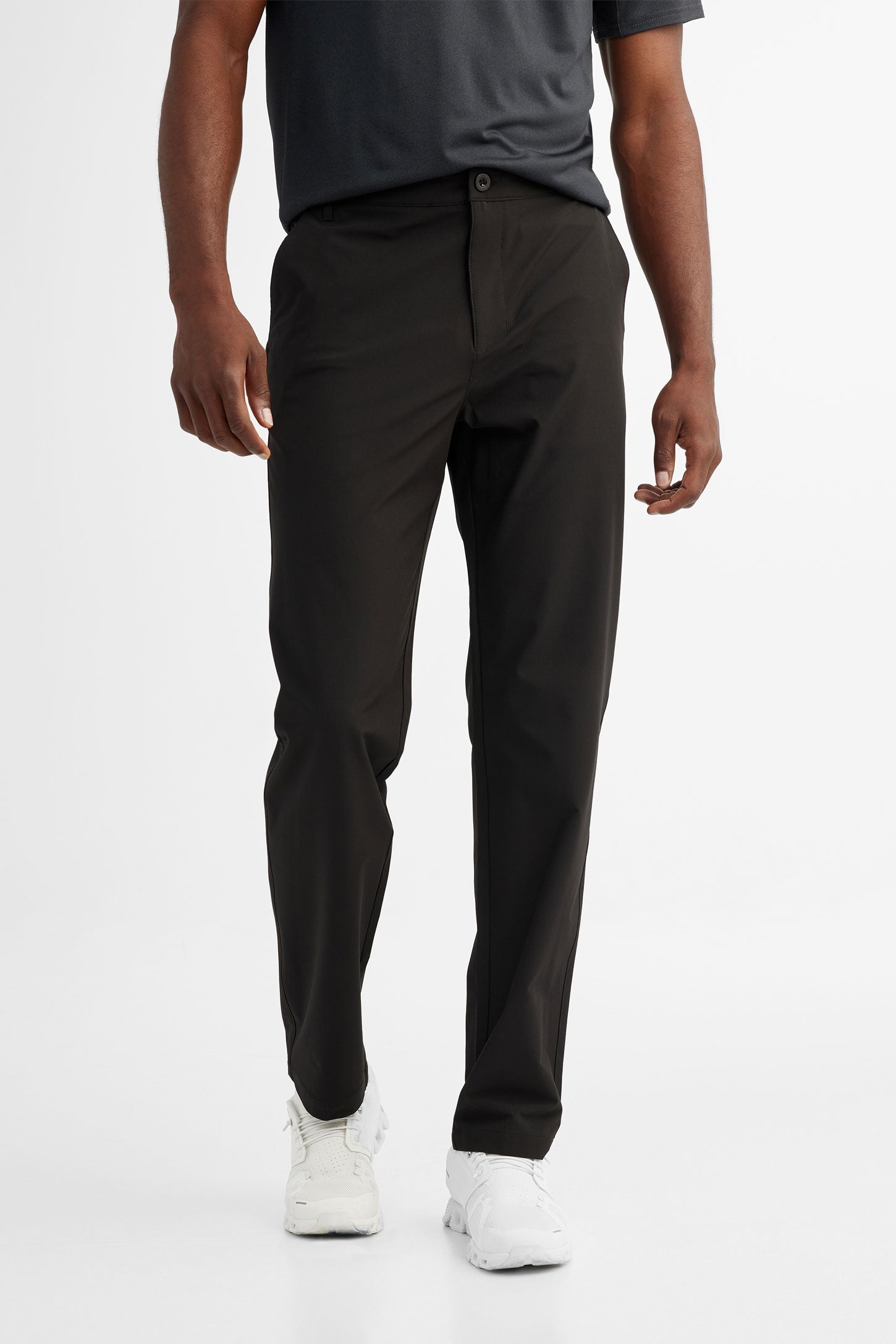 Pantalon golf jambe droite - Homme && NOIR