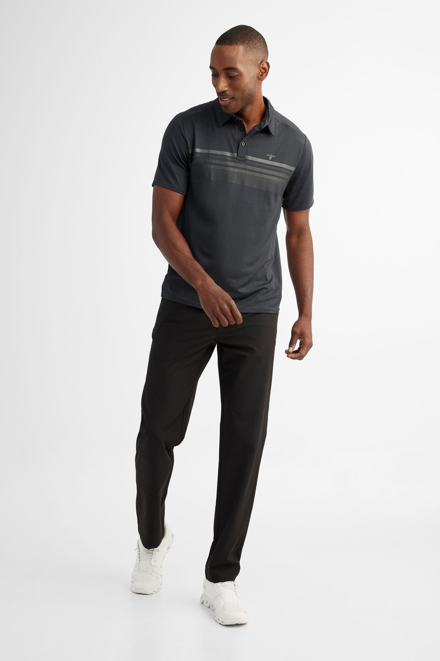 Pantalon golf jambe droite - Homme && NOIR