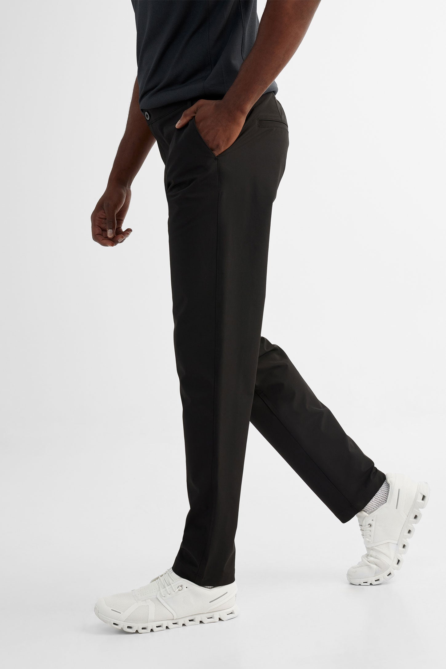 Pantalon golf jambe droite - Homme && NOIR