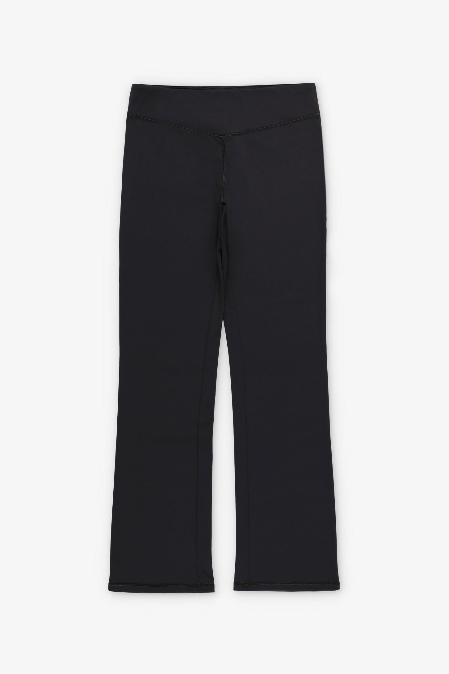 Pantalon yoga semi-évasé - Ado fille && NOIR